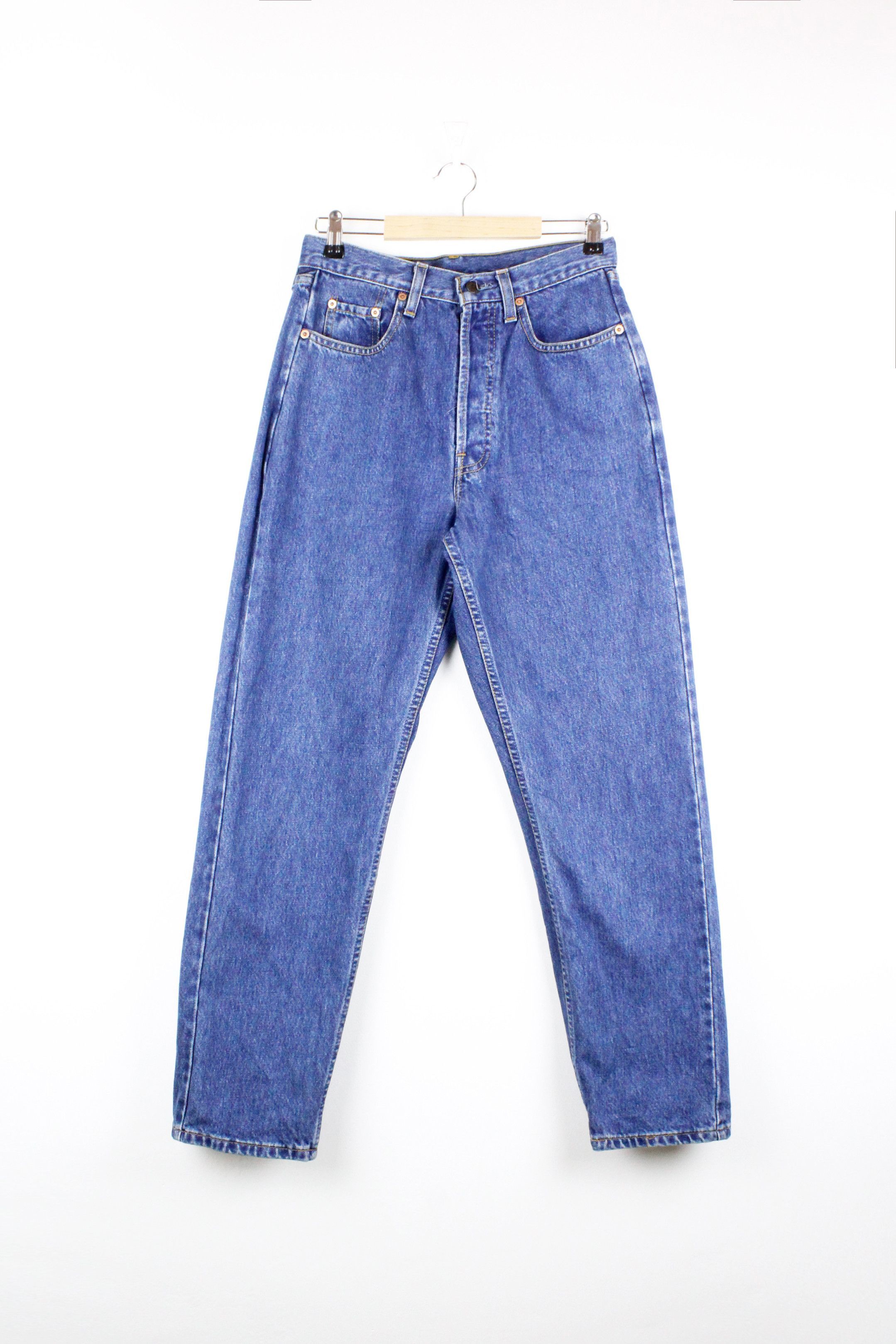 Levi's × Levi's Vintage Clothing × Vintage Vintage Levis 818 Orange Tag Logo Blue Jeans Denim Pants Size 34" / US 12 / IT 48 - 1 Thumbnail