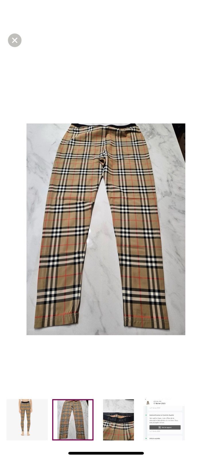 Burberry burberry leggings Size 28" / US 6 / IT 42 - 2 Thumbnail