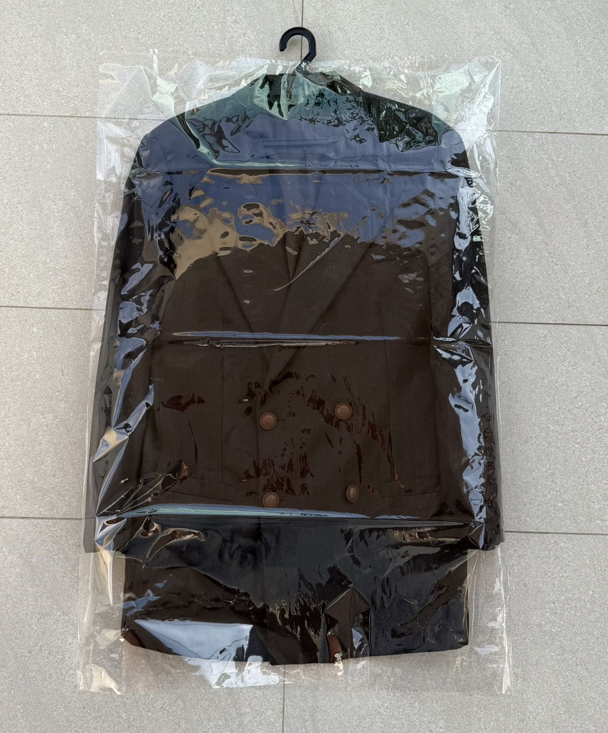 Versace Vintage Gianni Versace Double Breasted Blazer Brown Medusa Size 46R - 13 Thumbnail