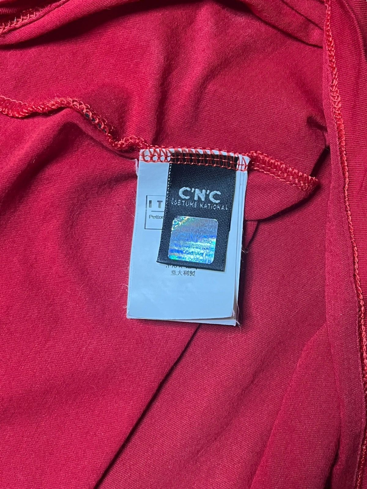 Costume National Costume National “Only Miracles” LS Shirt Italy Graphic Red Size US M / EU 48-50 / 2 - 6 Thumbnail