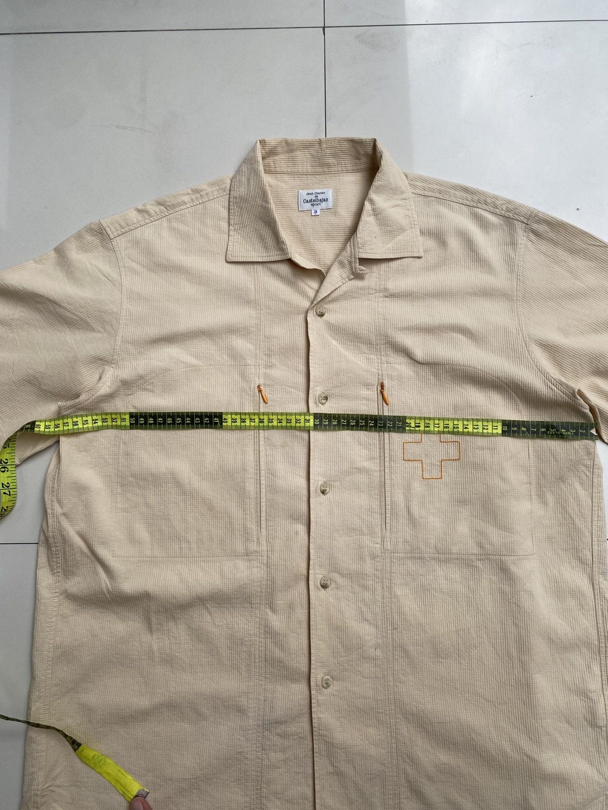 Jean Charles De Castelbajac Jean Charles de Castelbajac Sport Beige Utility Shirt Size US L / EU 52-54 / 3 - 9 Thumbnail
