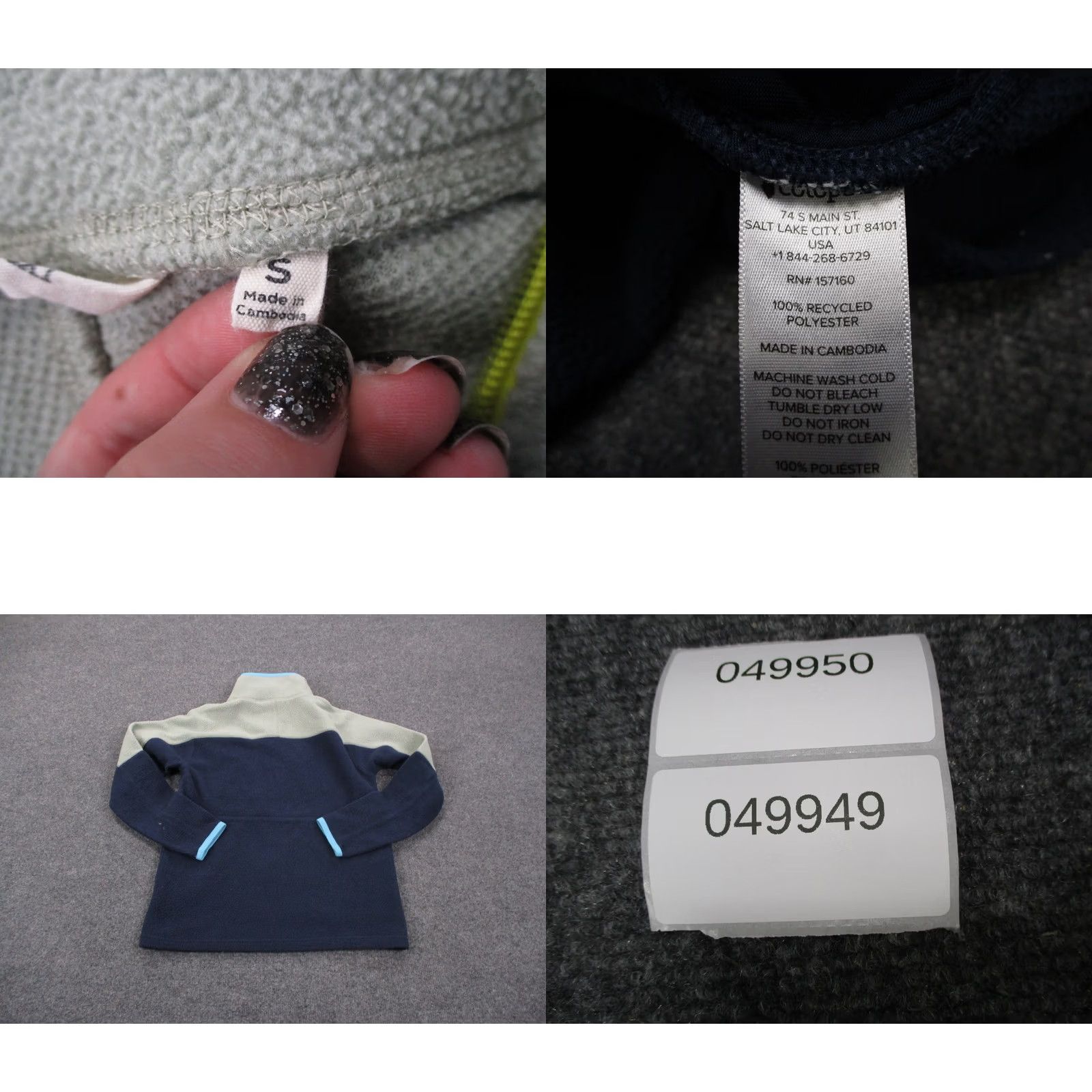 Cotopaxi Cotopaxi Jacket Mens S Zip Fleece Pullover Outdoor Hiking Camping Windbreaker Regular Lined Pockets Zipper Multicolor Logo Casual Outdoor Mens Size US S / EU 44-46 / 1 - 8 Thumbnail