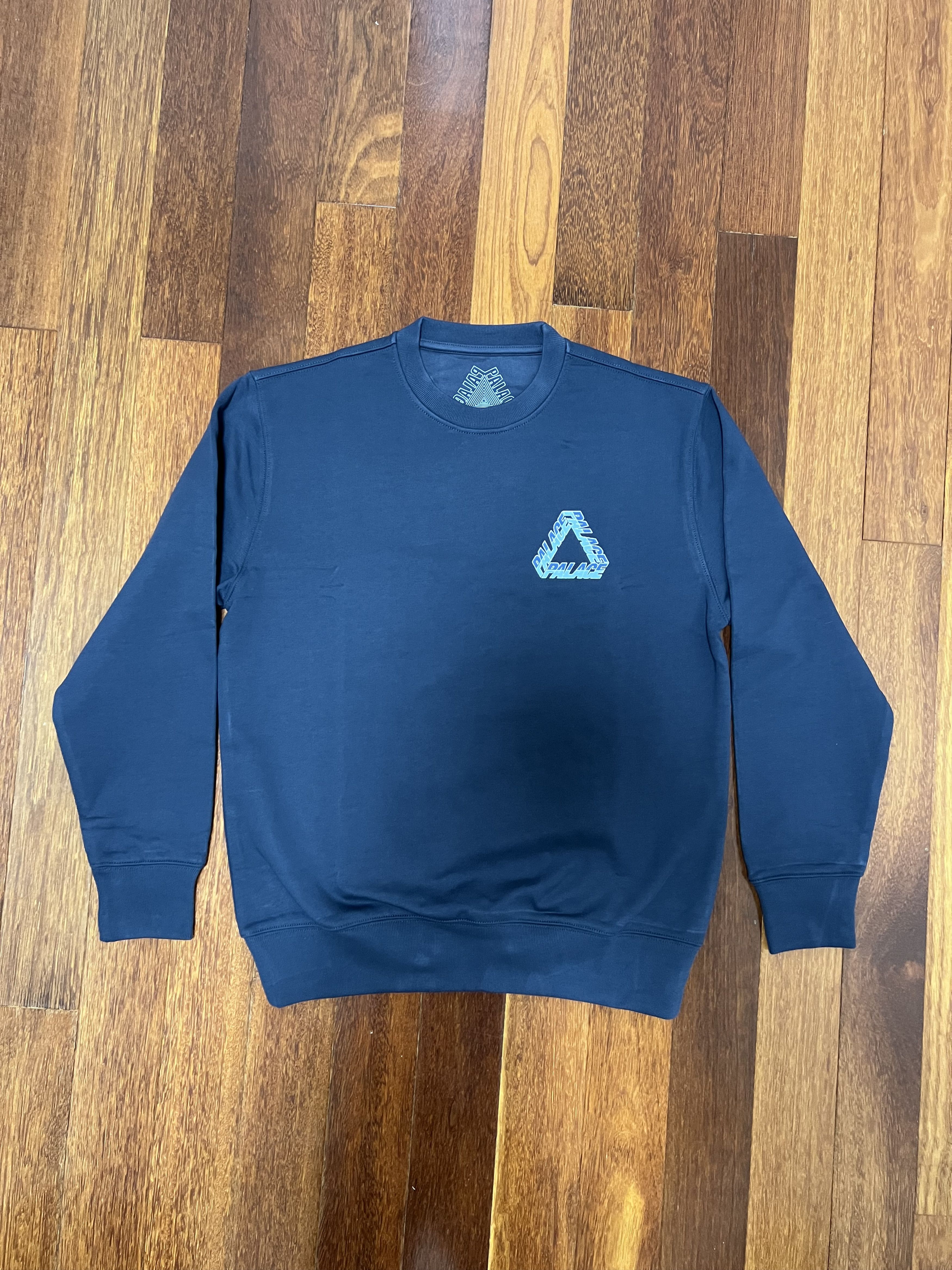 Palace 💚 2019 Palace Split P3 Crew Navy Medium NEW Size US M / EU 48-50 / 2 - 4 Thumbnail