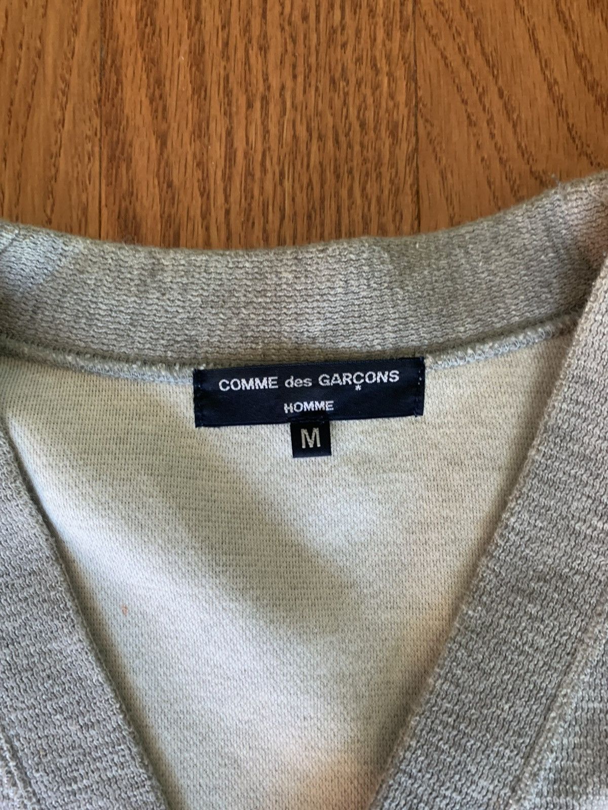 Comme des Garcons Homme Comme Des Garçons Homme Grey Double-Faced Cardigan Size US M / EU 48-50 / 2 - 3 Thumbnail
