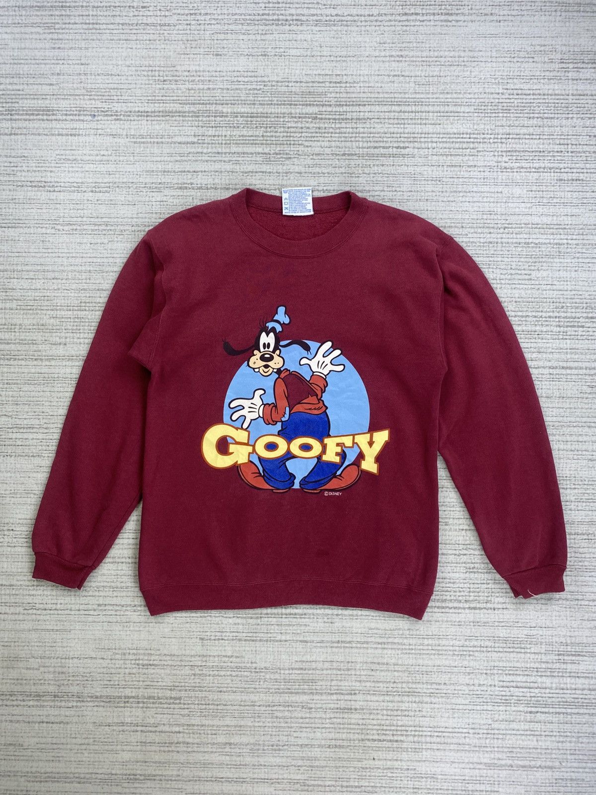 Disney Vintage 90s Goofy Disney Big Printed Made in USA Sweatshirt Size US M / EU 48-50 / 2 - 1 Thumbnail