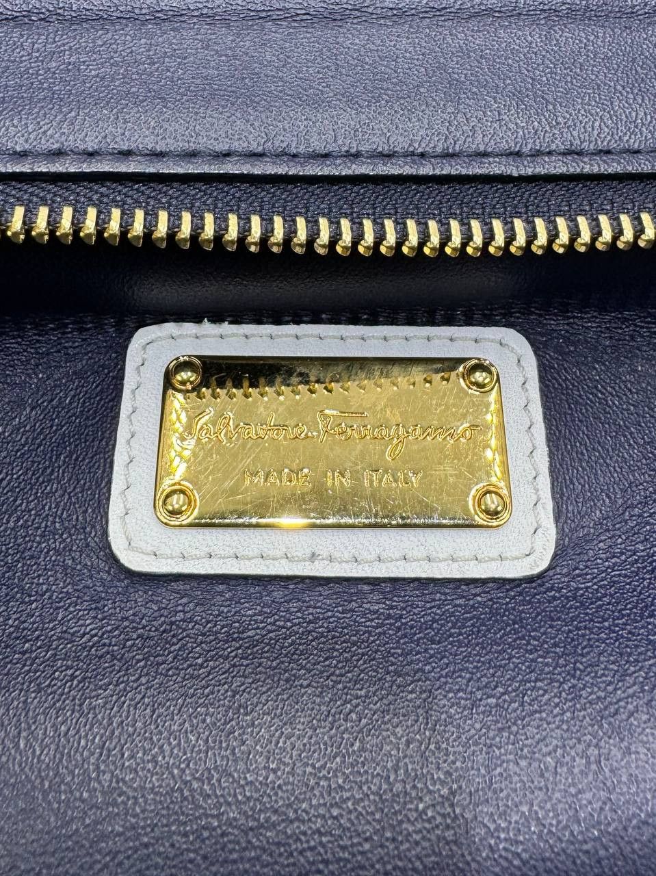 Salvatore Ferragamo Salvatore Ferragamo Medium Sofia Leather Satchel Size ONE SIZE - 8 Thumbnail
