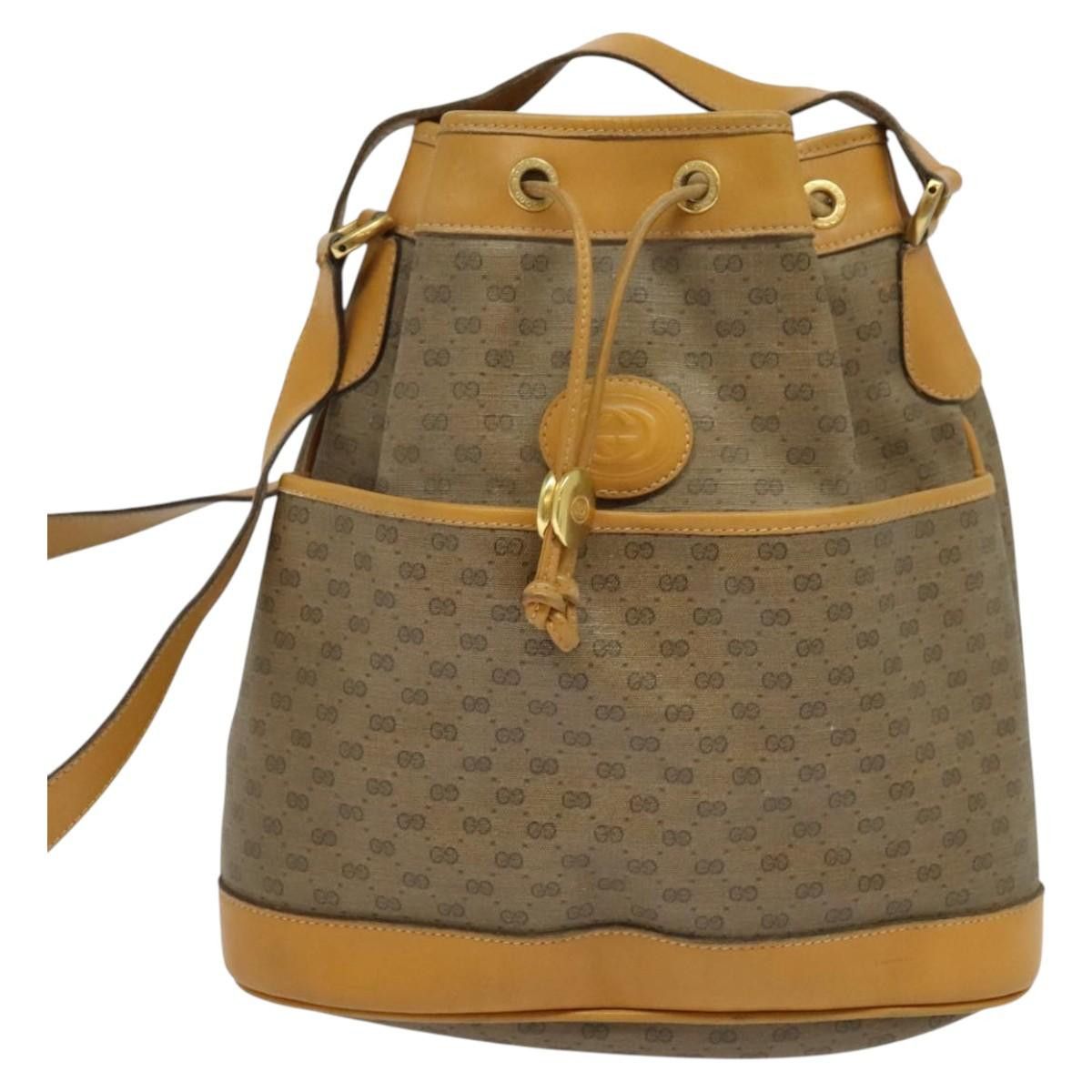 Gucci GUCCI GG Supreme Shoulder Bag Pvc Beige Gold 001 116 001 116 Size ONE SIZE - 2 Thumbnail