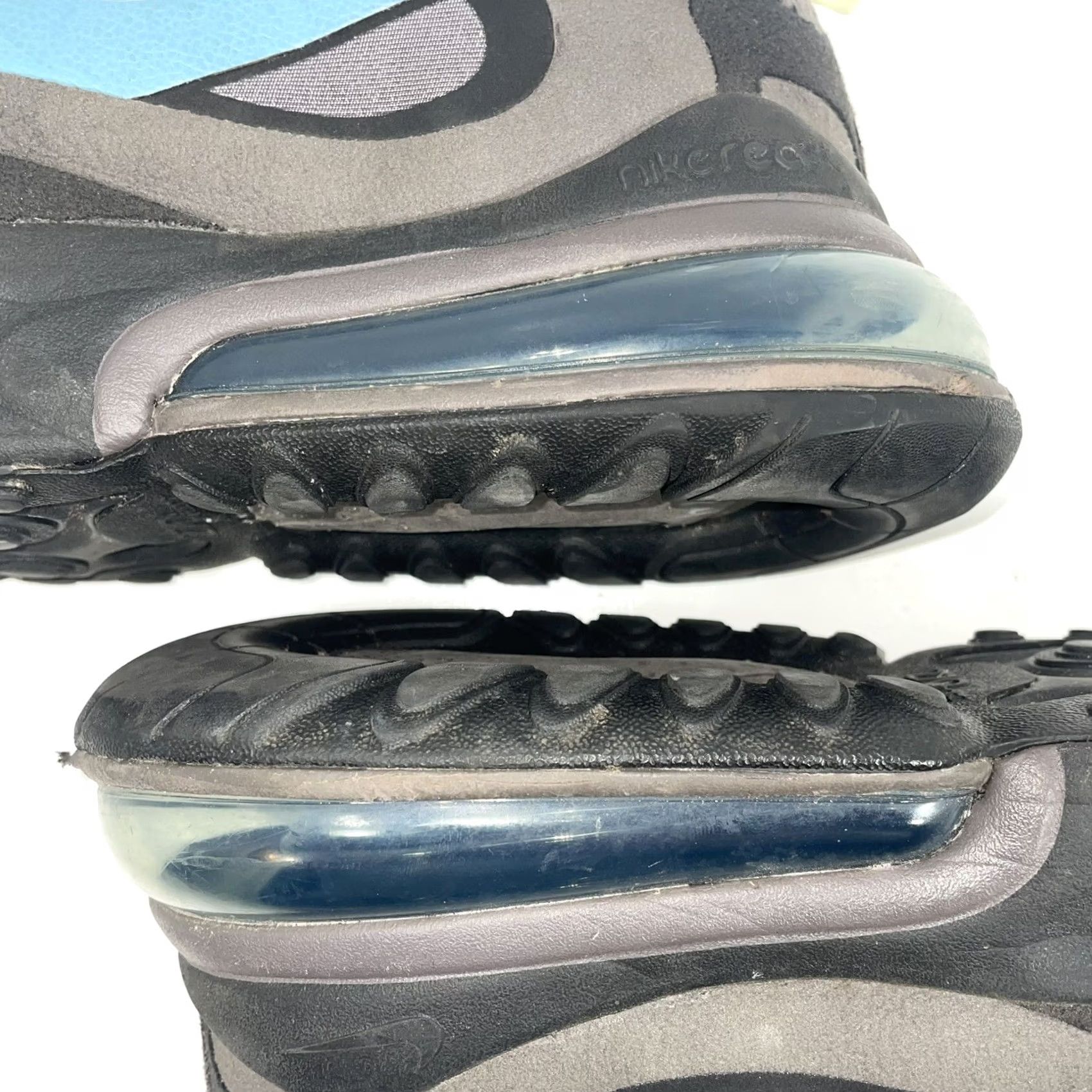 Nike Nike Sneaker Mens Black Air Max React C13866 Size Gray Blue Swoosh Size US 8 / EU 41 - 7 Thumbnail