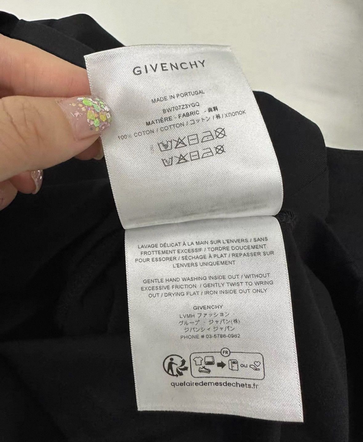Givenchy Givenchy Givenchy Black Logo Print Short Sleeve TShirt -25 Size US S / EU 44-46 / 1 - 8 Thumbnail