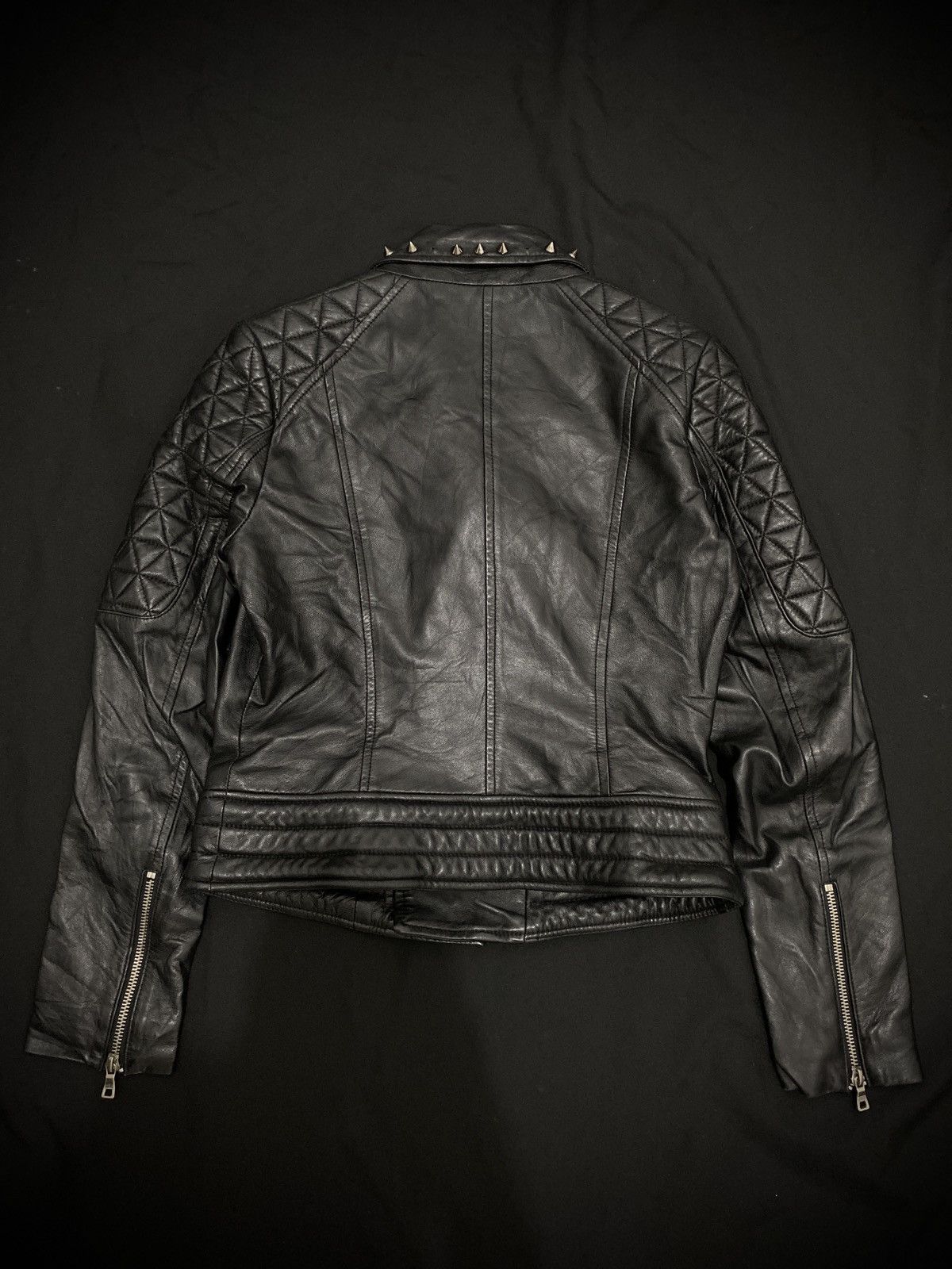Isamu Katayama Backlash 2000s Dalla A studed leather jacket Size US S / EU 44-46 / 1 - 2 Thumbnail
