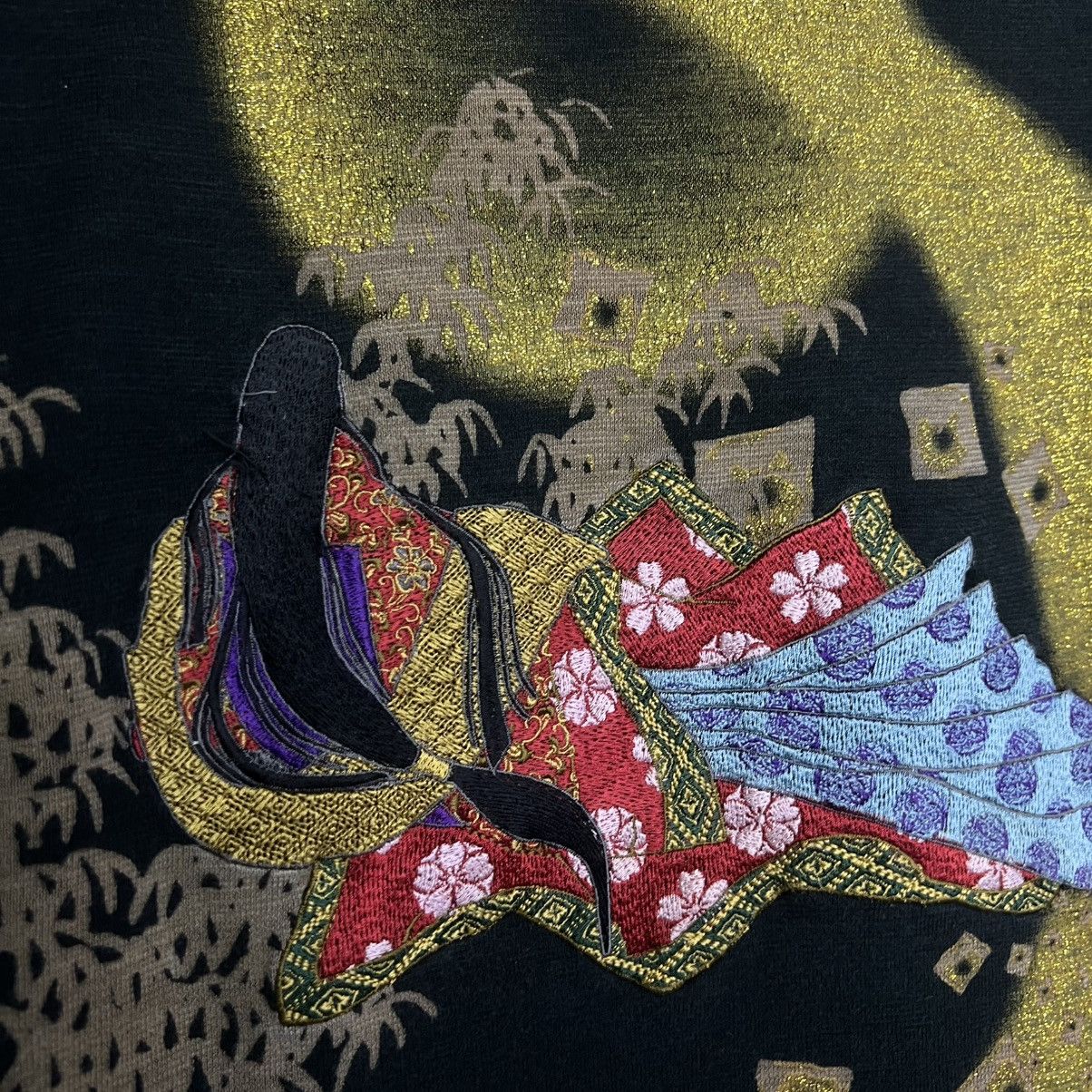 Karakuri Tamashii KARAKURI NO TAMASHI VINTAGE GEISHA JAPAN EMBRIODERY SHIRT Size US XL / EU 56 / 4 - 4 Thumbnail