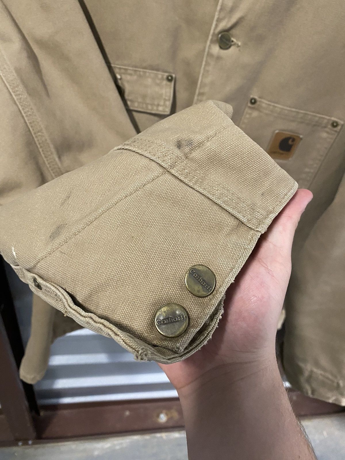 Carhartt × Vintage 1990’s Carhartt Chore Coat Blanket Lined Size US XXL / EU 58 / 5 - 4 Thumbnail