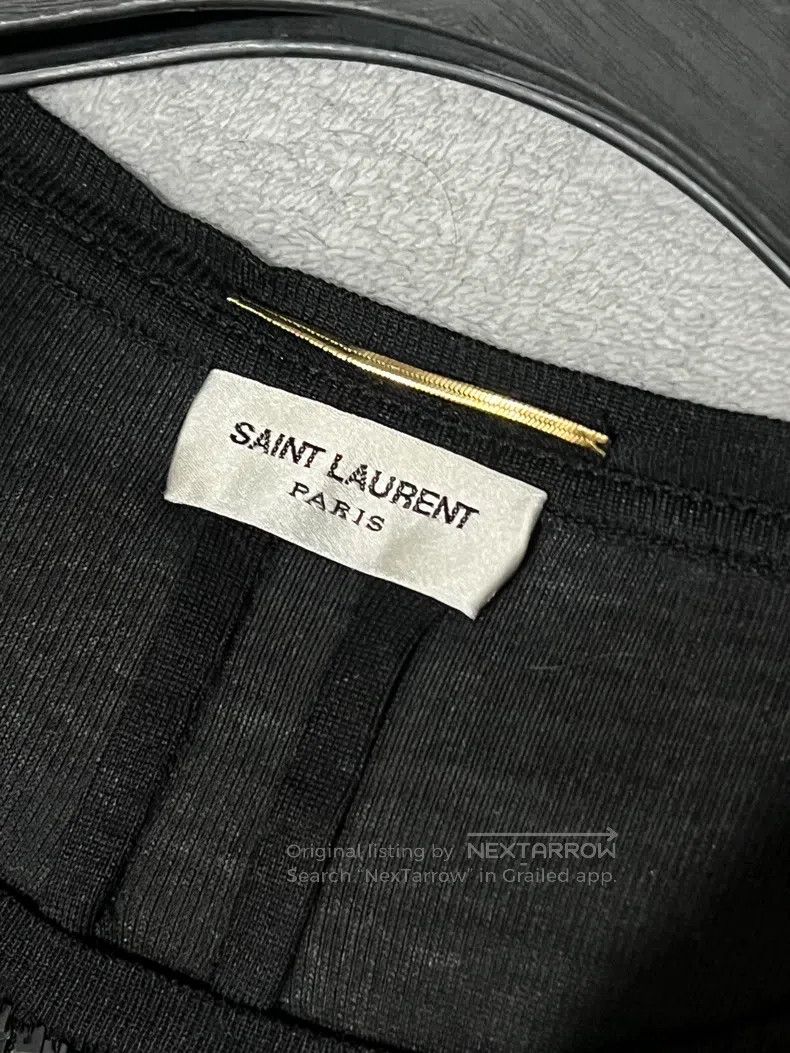 Saint Laurent Paris Saint Laurent Paris Black Scale Short Sleeve i Size US S / EU 44-46 / 1 - 3 Thumbnail