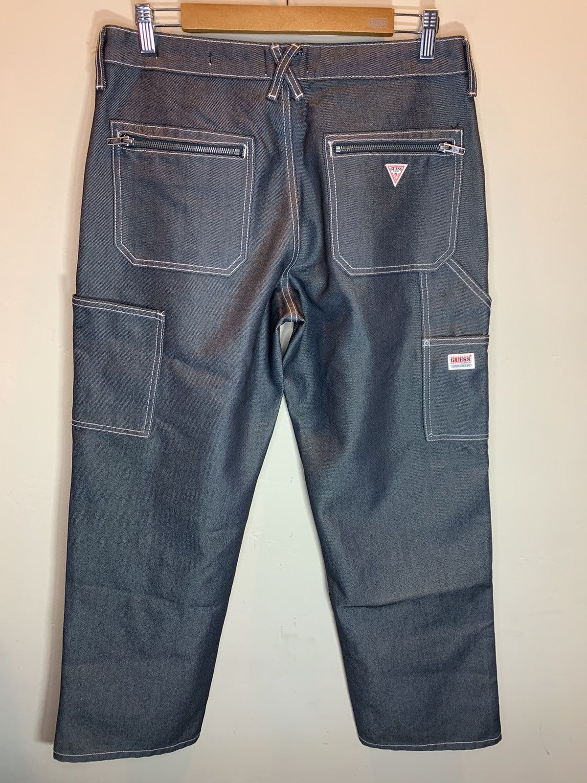 Guess *RARE* New GUESS Originals Double Knee Carpenter Jeans Pants Size US 30 / EU 46 - 2 Thumbnail