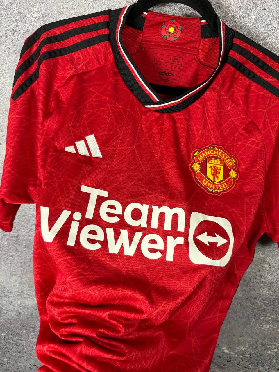 Adidas Manchester United 2023/24 Adidas Soccer Jersey Blokcore L sz Size US L / EU 52-54 / 3 - 11 Thumbnail