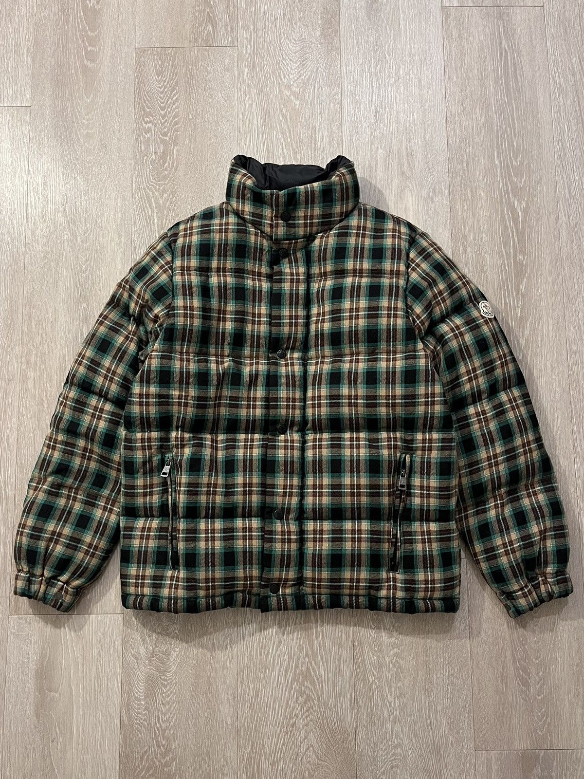 Moncler 2004 Moncler x Junya Watanabe CDG Green Plaid Down Jacket Size US M / EU 48-50 / 2 - 3 Thumbnail