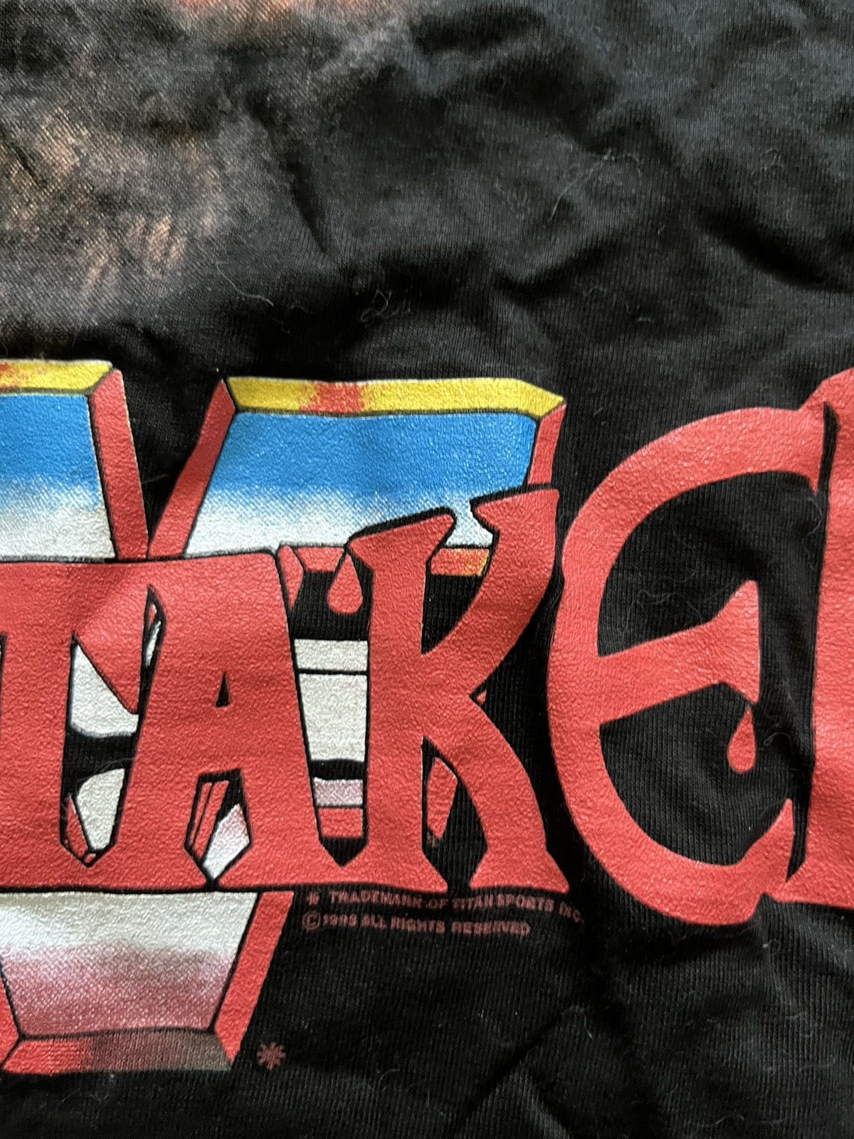 Vintage × WWE × WWF Vintage Undertaker Wrestling Shirt 90s M Titan Sports Size US M / EU 48-50 / 2 - 4 Thumbnail