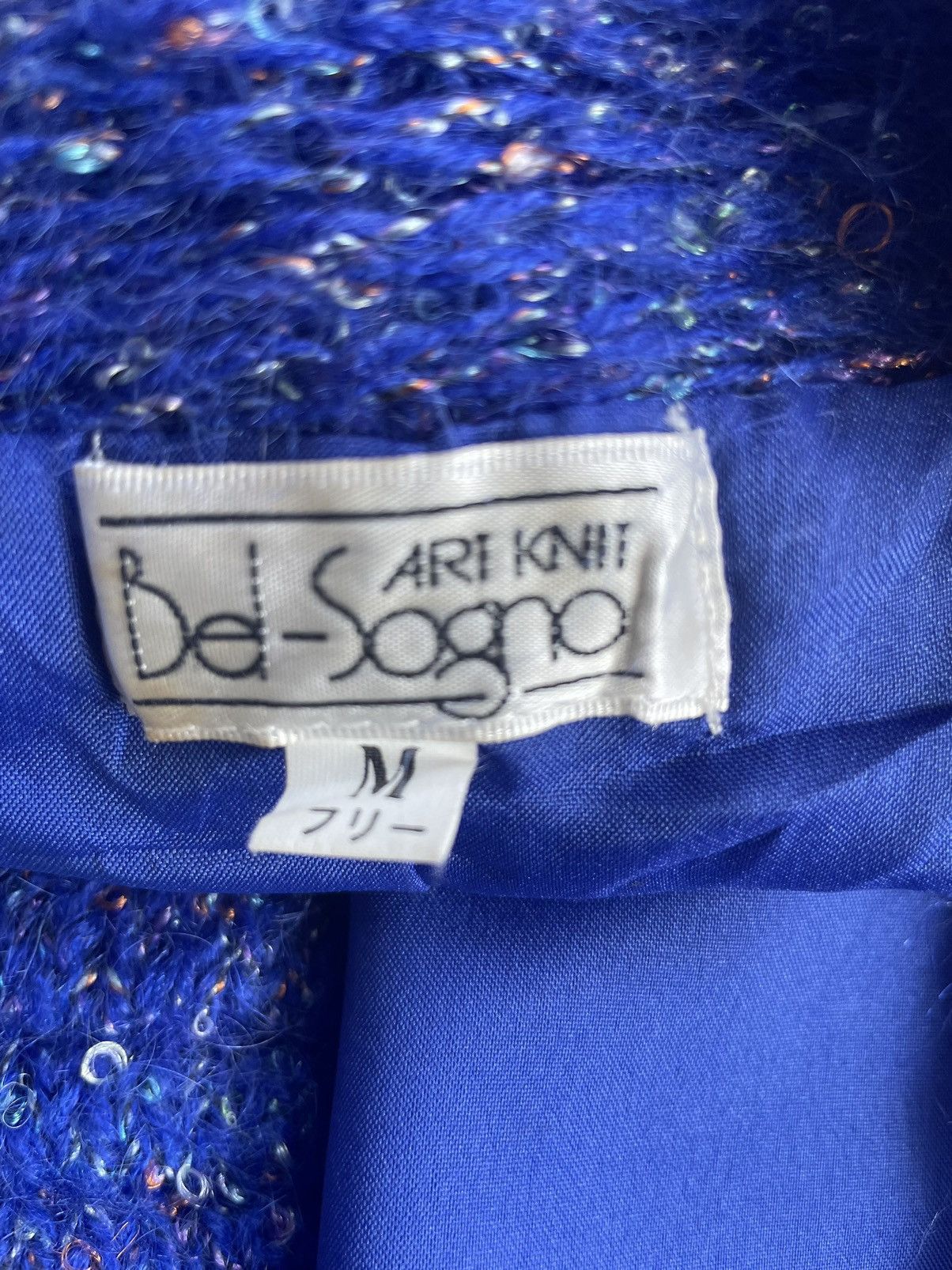 Vintage Vintage Mohair Bel Sogno Art Knit Jacket Size M / US 6-8 / IT 42-44 - 9 Thumbnail
