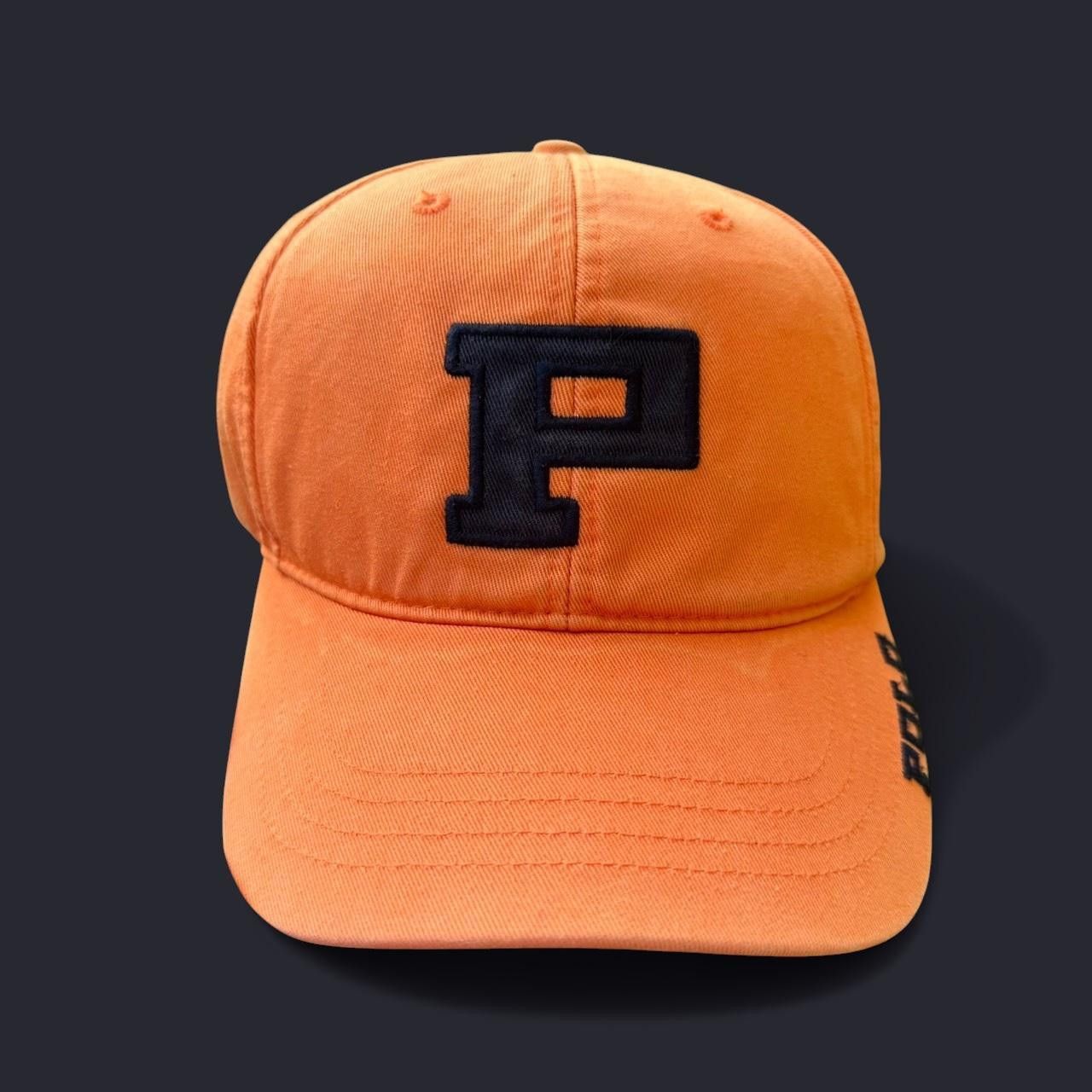 Polo Ralph Lauren Vintage 1990s Polo Sport Faded Orange Strapback Hat Size ONE SIZE - 8 Thumbnail