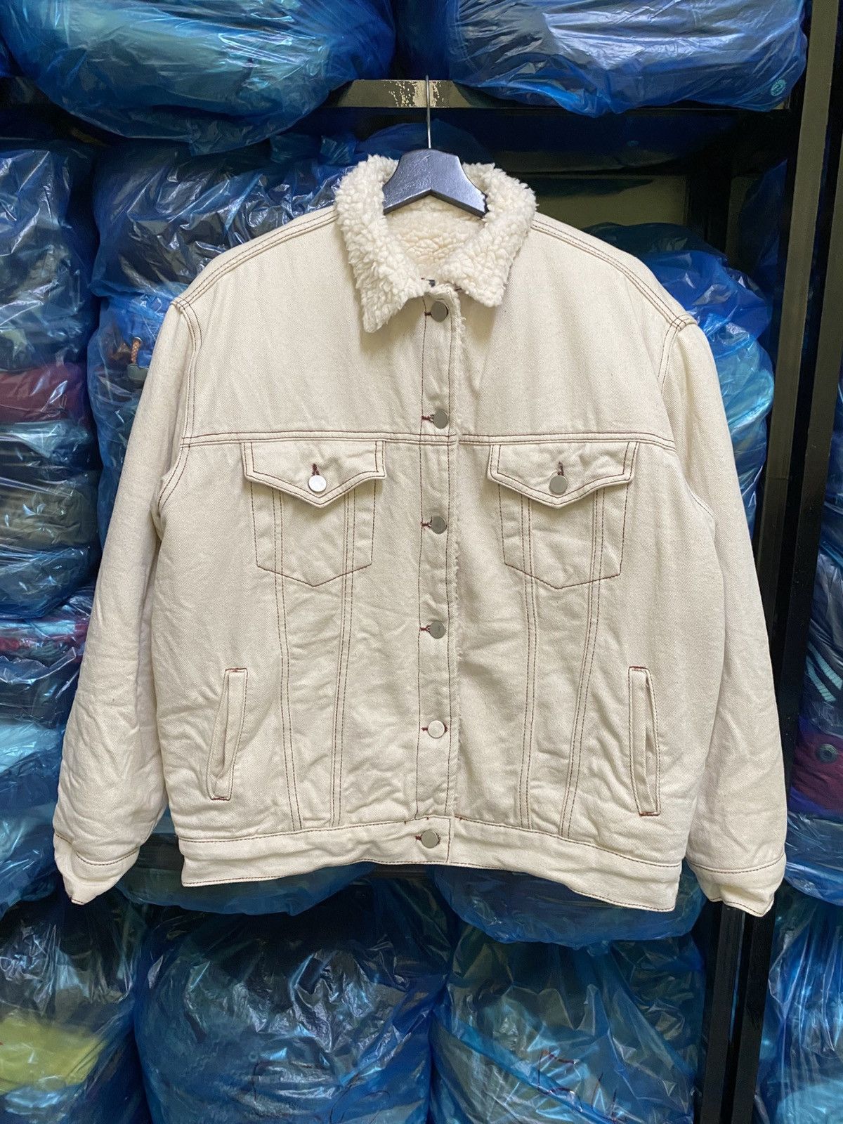 P.L.N. PLAN SHERPA LINING TRUCKER JACKET Size US M / EU 48-50 / 2 - 1 Thumbnail