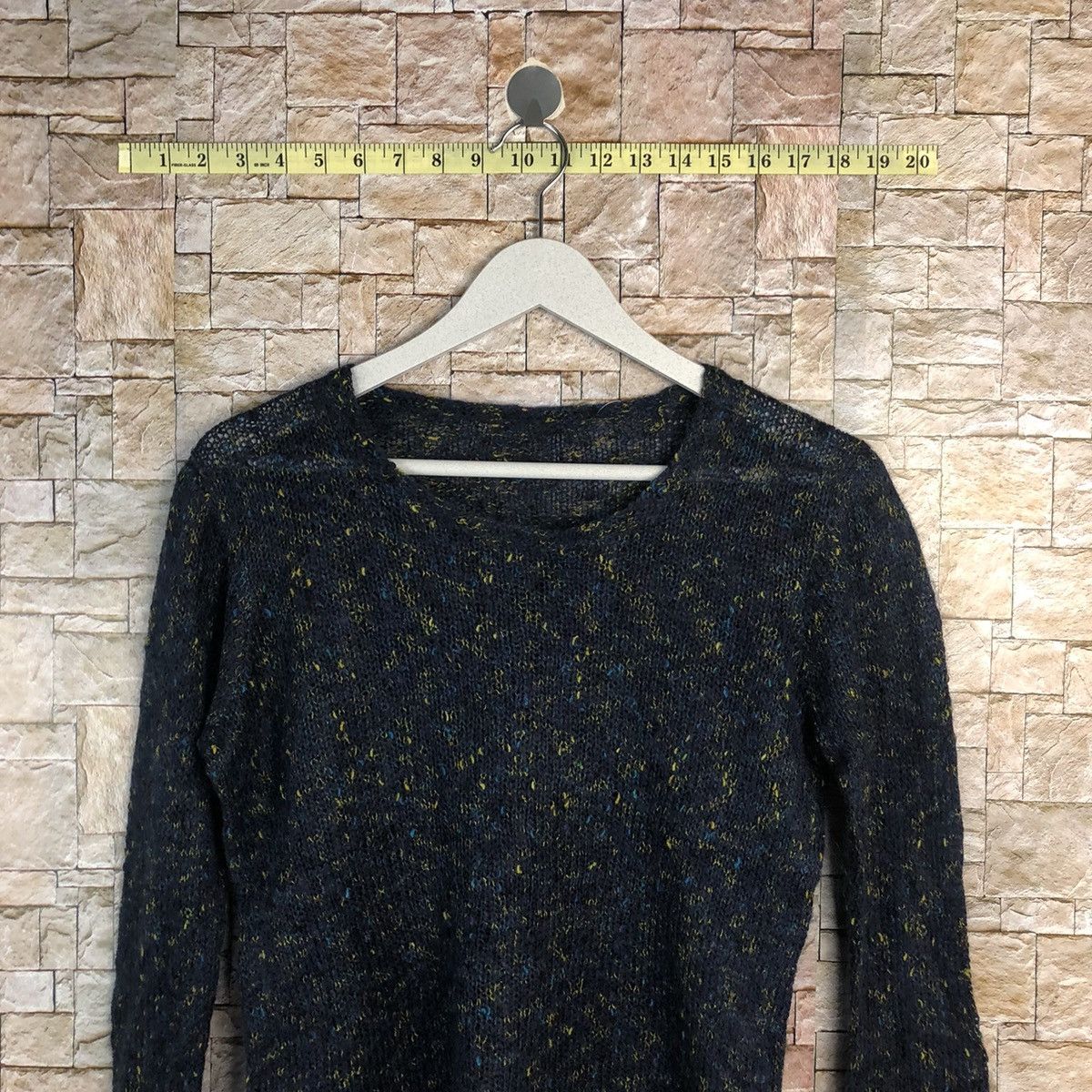 Homespun Knitwear × Japanese Brand Japanese Brand Darkblue Knitwear #A898 Size S / US 4 / IT 40 - 2 Thumbnail