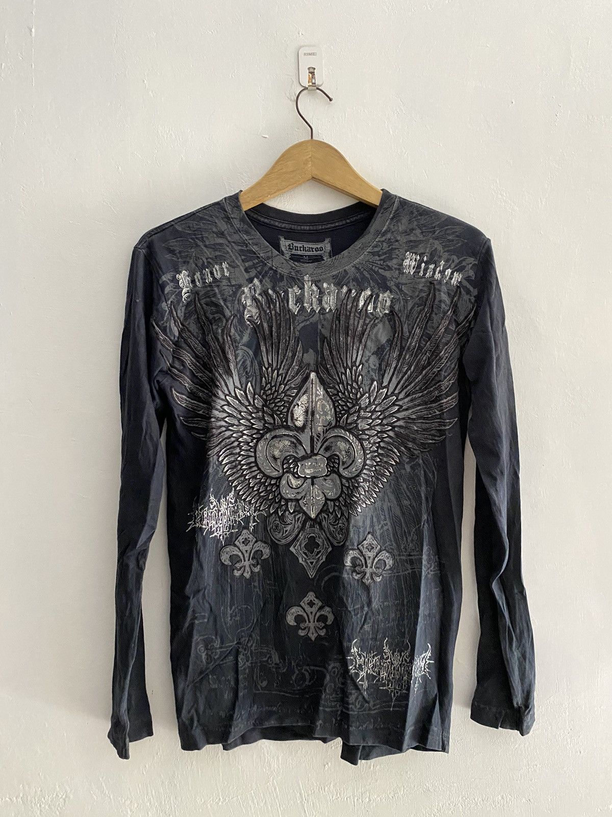 14th Addiction artistic long sleeve top with print. | Grailed