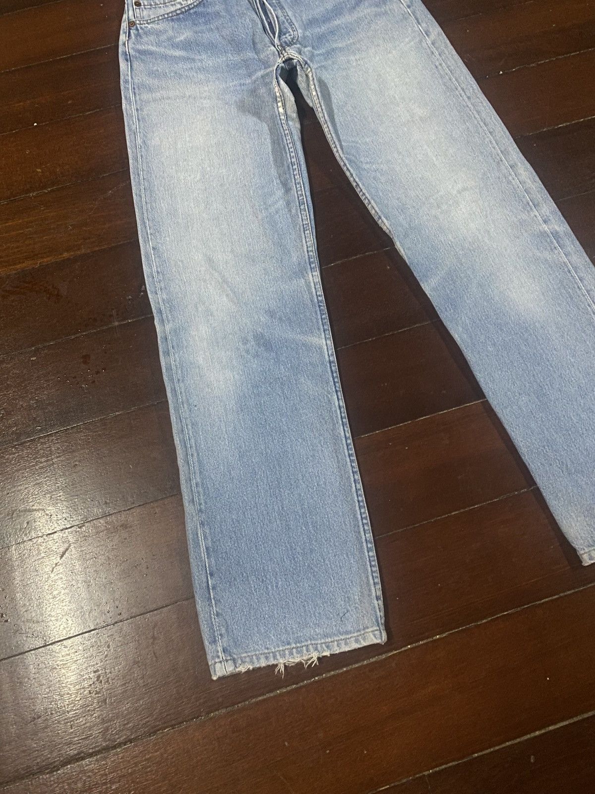 Levi's Vintage early 80s 522 Levis 501 Dirty washed Faded rework Size US 31 - 4 Thumbnail