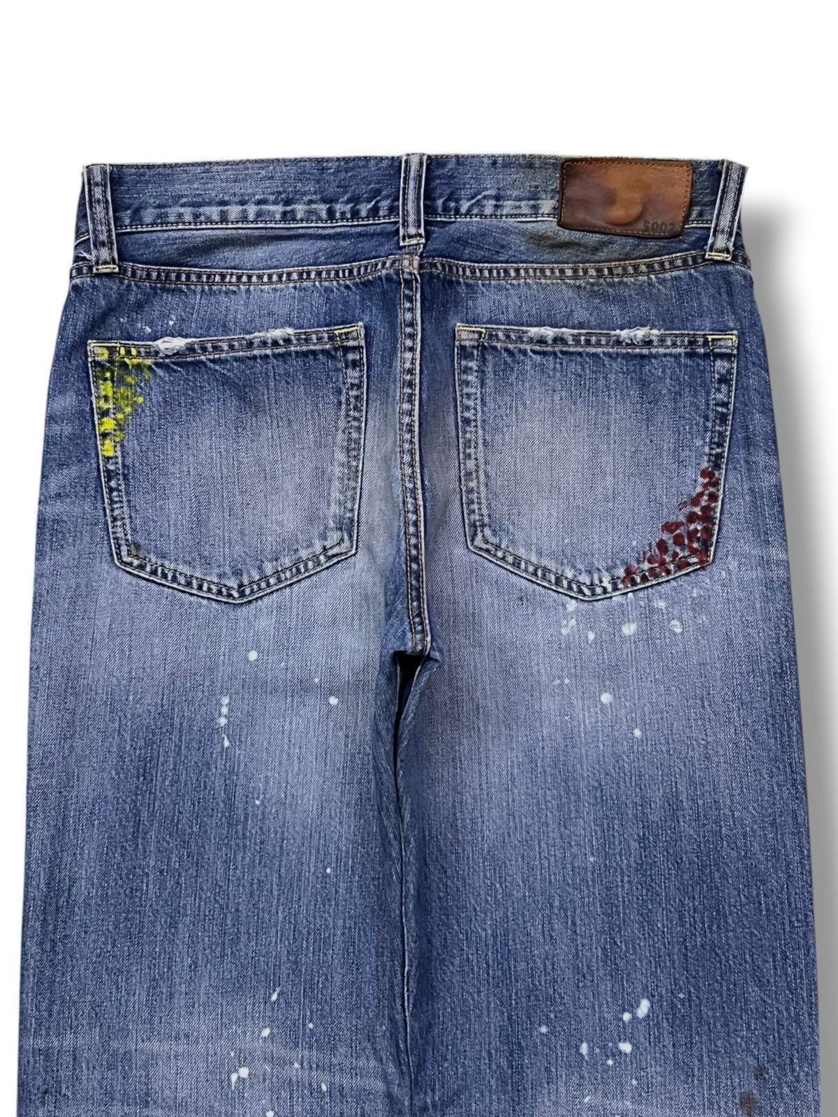 Uniqlo Vintage Uniqlo UJ S002 Japan - Paint Splatter, Faded Wash Size US 32 / EU 48 - 5 Thumbnail