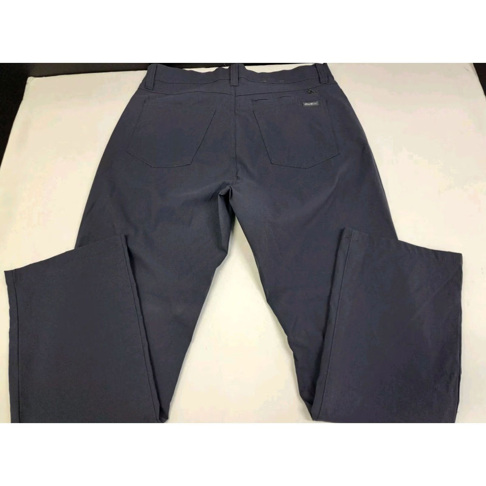 Eddie Bauer Eddie Bauer Mens Tech Pants Blue Nylon/Spandex Flat Front Straight Leg 34 Size US 34 / EU 50 - 2 Thumbnail