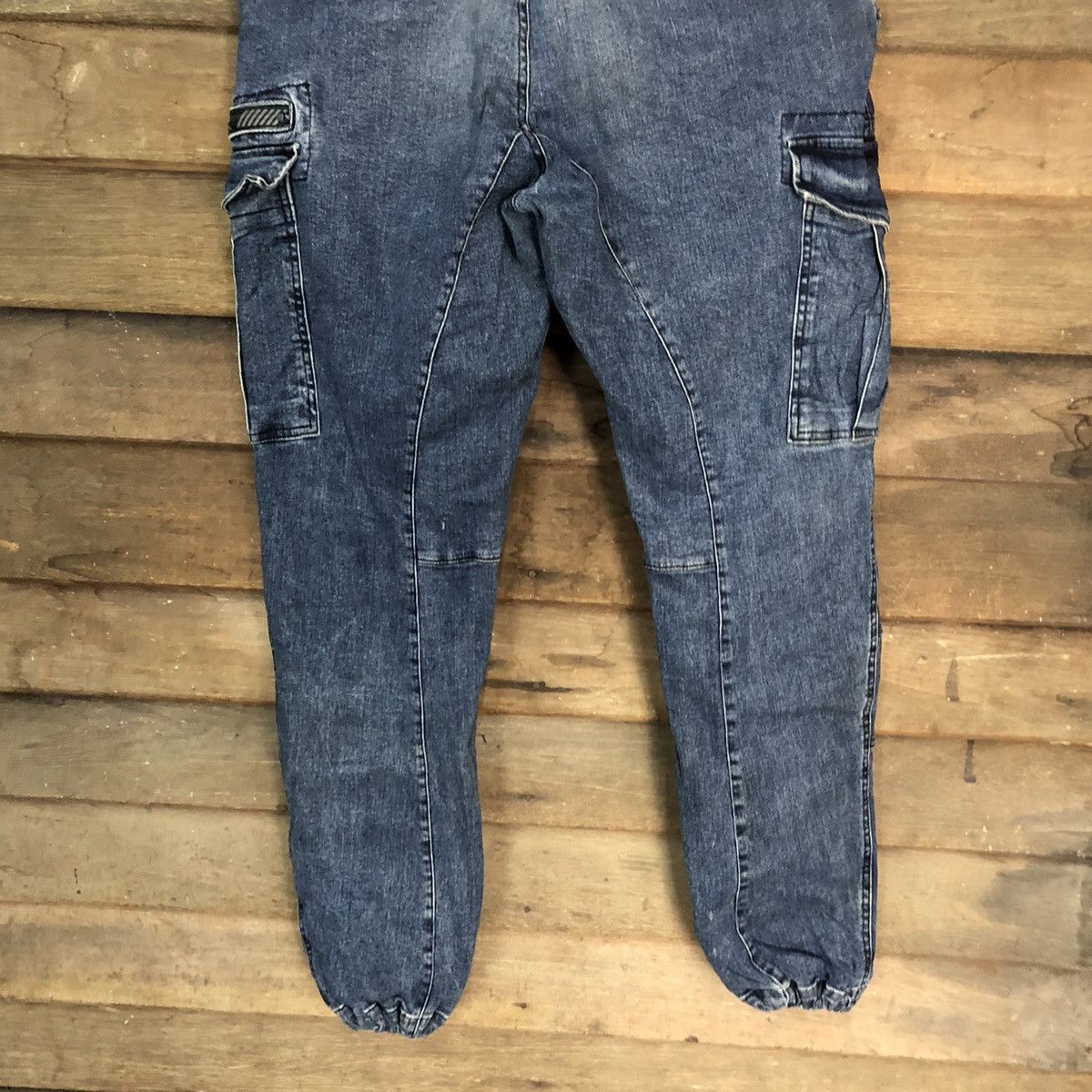 Hummel Hummer Blue Cargo Multipocket tactical denim Pants #7379 Size US 34 / EU 50 - 16 Thumbnail