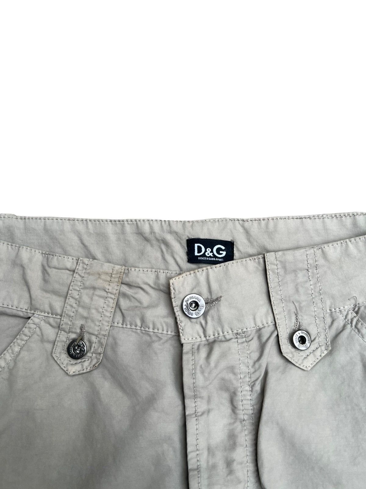 Dolce & Gabbana S/S 2004 Dolce & Gabbana Utility Cargo Flared Pants Size US 31 - 6 Thumbnail