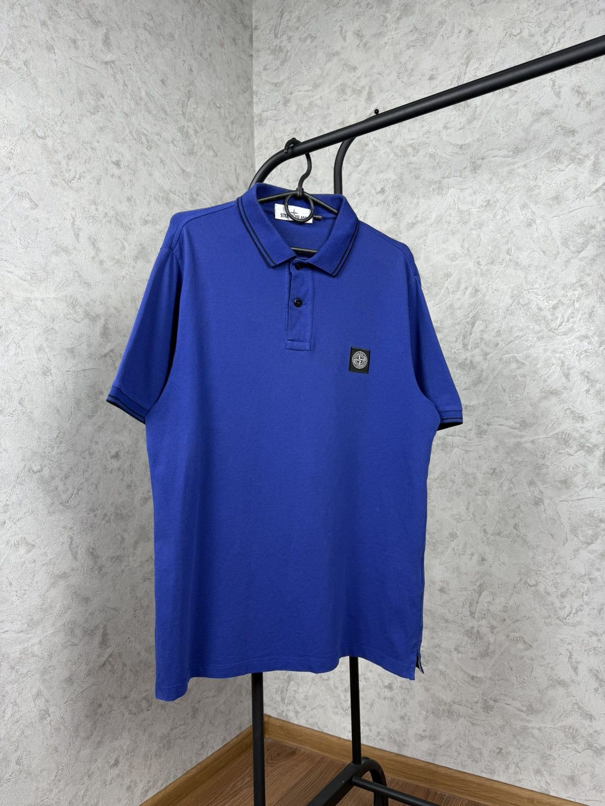 Stone Island Stone Island Patch Program Blue Polo Shirt Size US L / EU 52-54 / 3 - 1 Thumbnail
