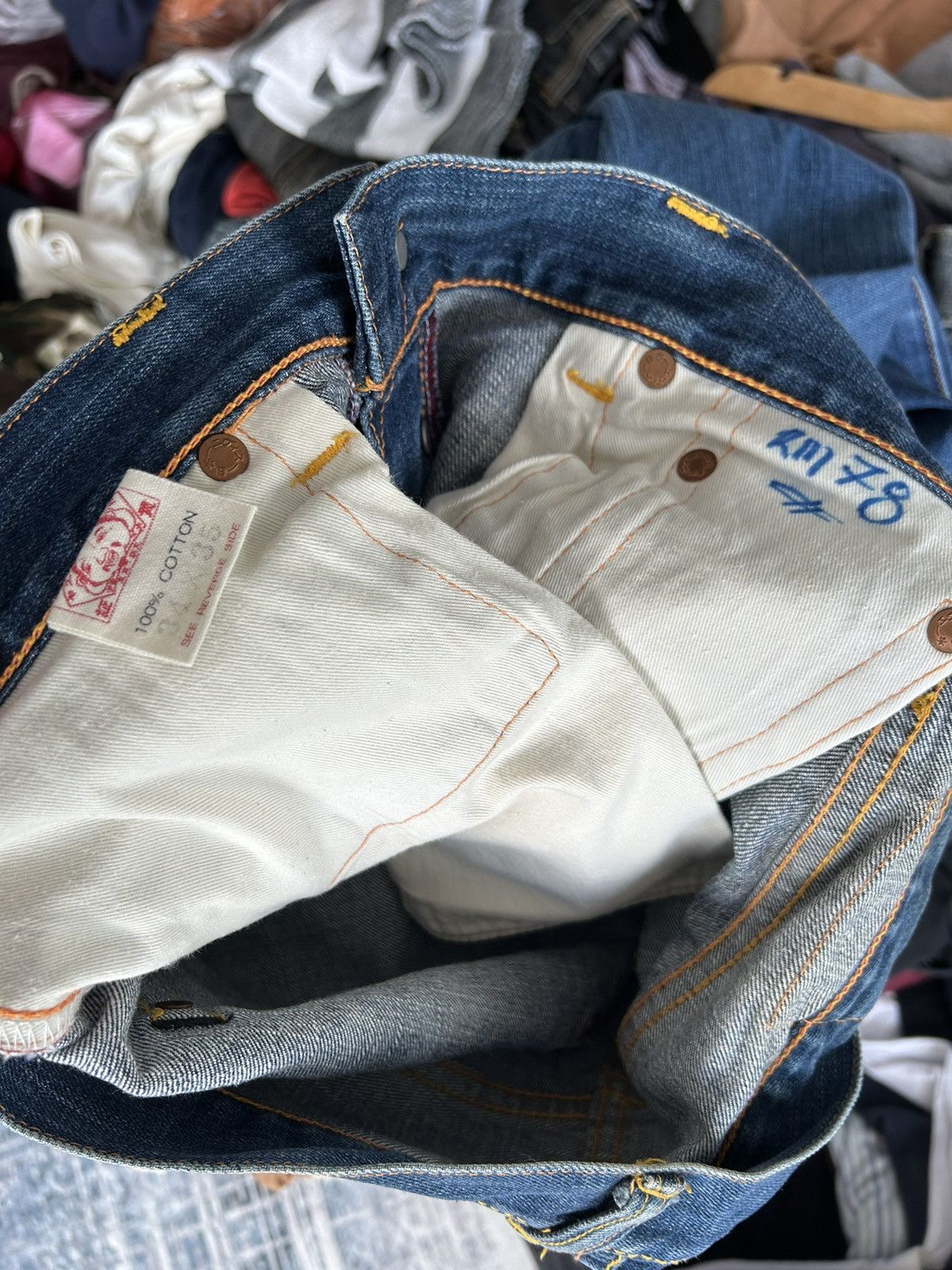 Evisu Evisu Denim Jeans Size US 33 - 19 Thumbnail