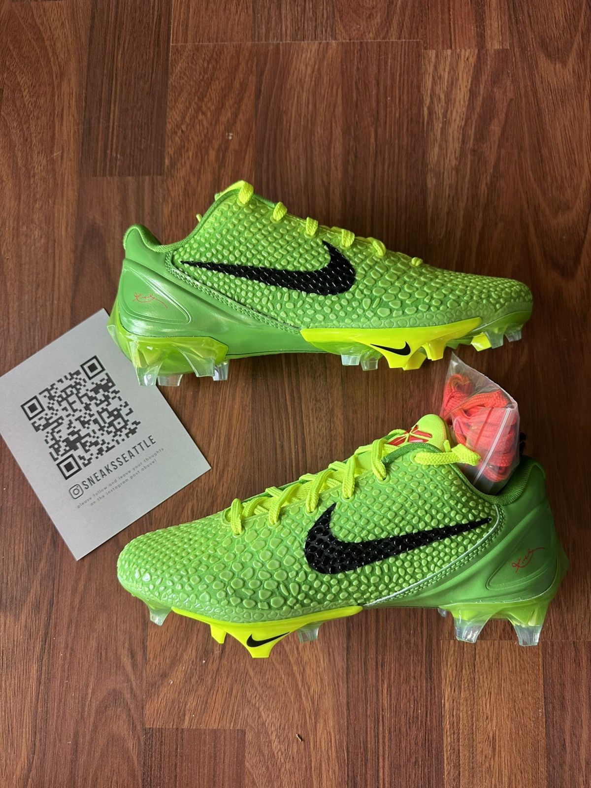 Nike Nike Vapor Edge Kobe 6 SE Grinch Size 6.5M/8W FQ7645-300 Size US 6.5 / EU 39-40 - 1 Thumbnail