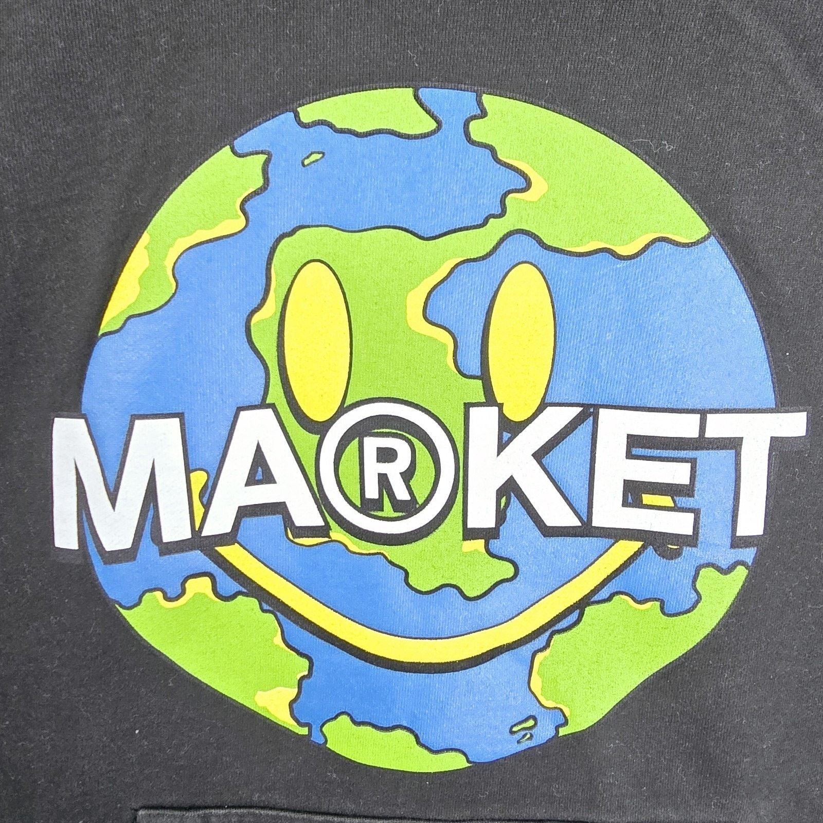 Market Chinatown Market Smiley Globe Sweatshirt Hoodie Men's XL Size US XL / EU 56 / 4 - 3 Thumbnail