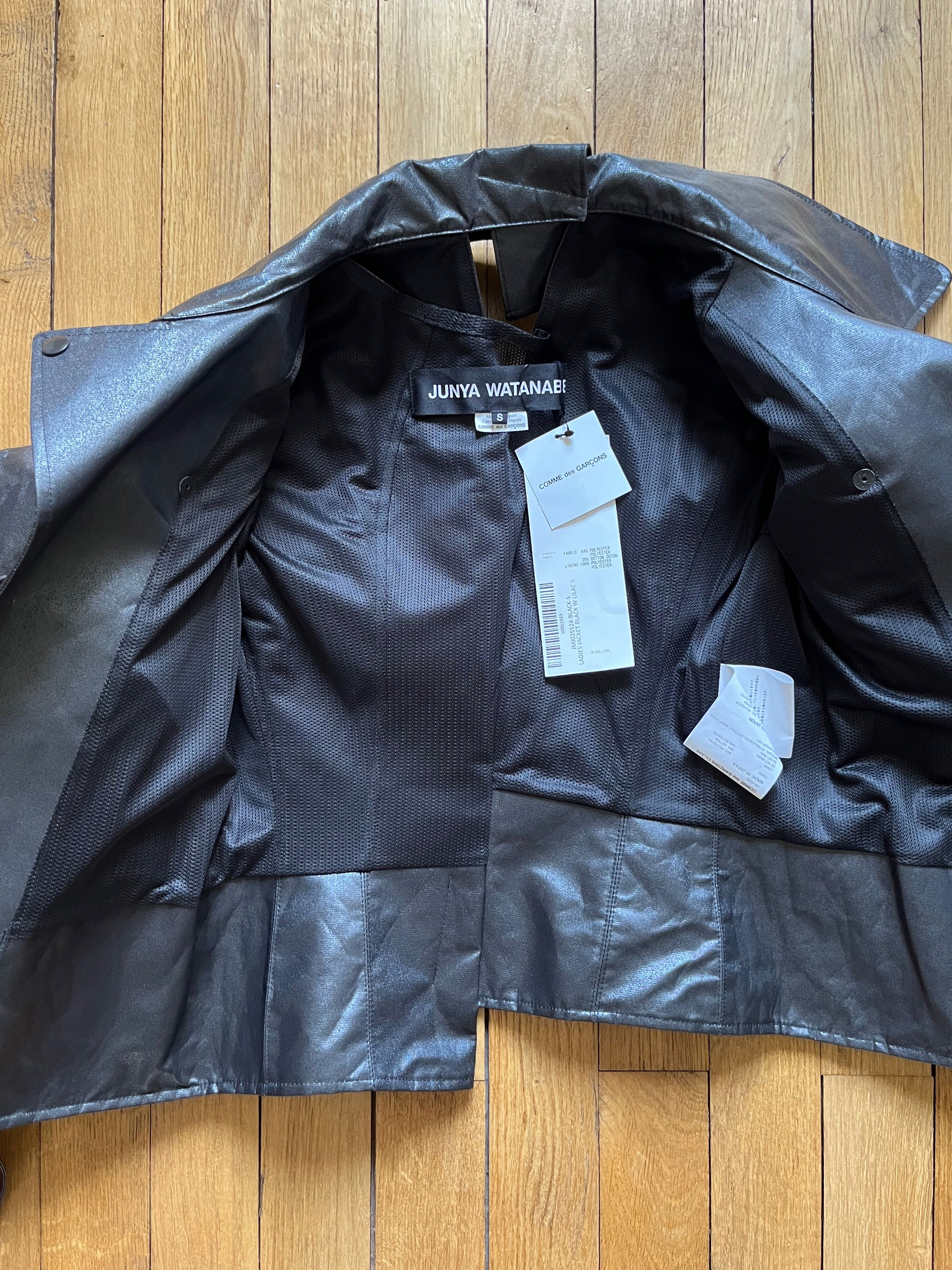 Junya Watanabe Junya Watanabe AD2023 Waxed Biker Perfecto Jacket Size S / US 4 / IT 40 - 8 Thumbnail