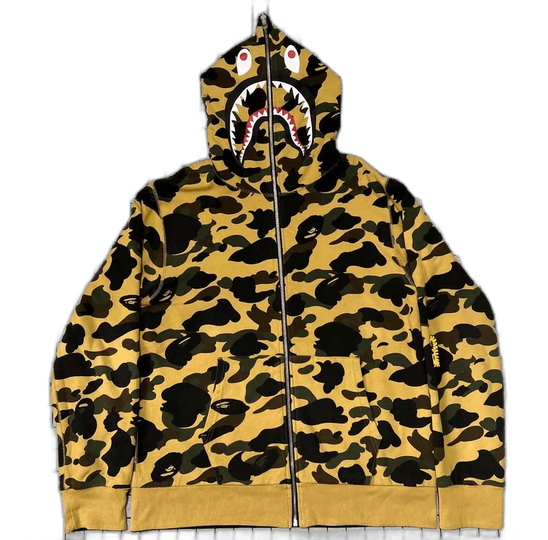 Bape Bape Yellow Camo Reversible Hoodie XL Size US XL / EU 56 / 4 - 1 Thumbnail