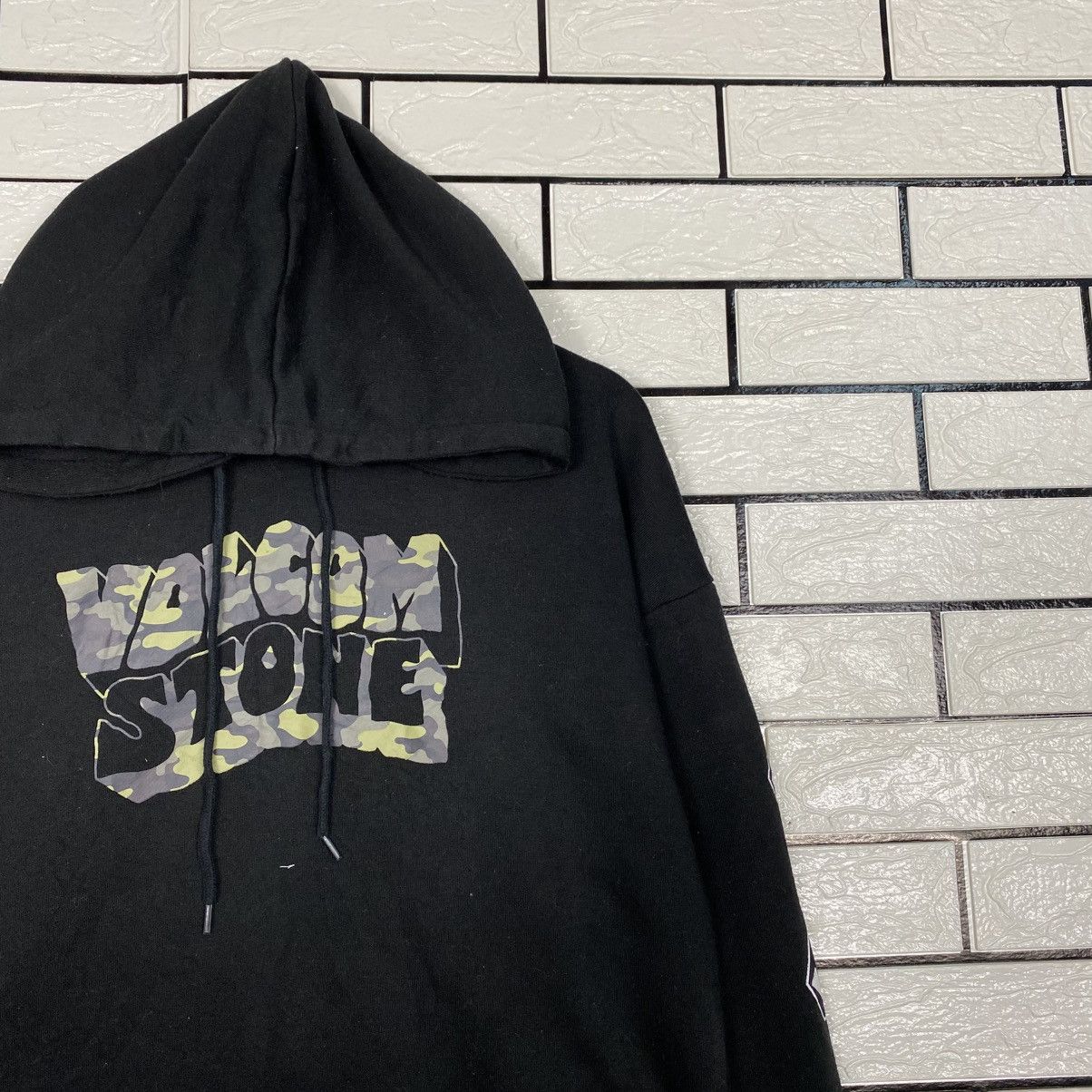 Japanese Brand 📌Cropped Striped Biker Hoodie Sweatshirt Volcom Big Logo Size US M / EU 48-50 / 2 - 7 Thumbnail