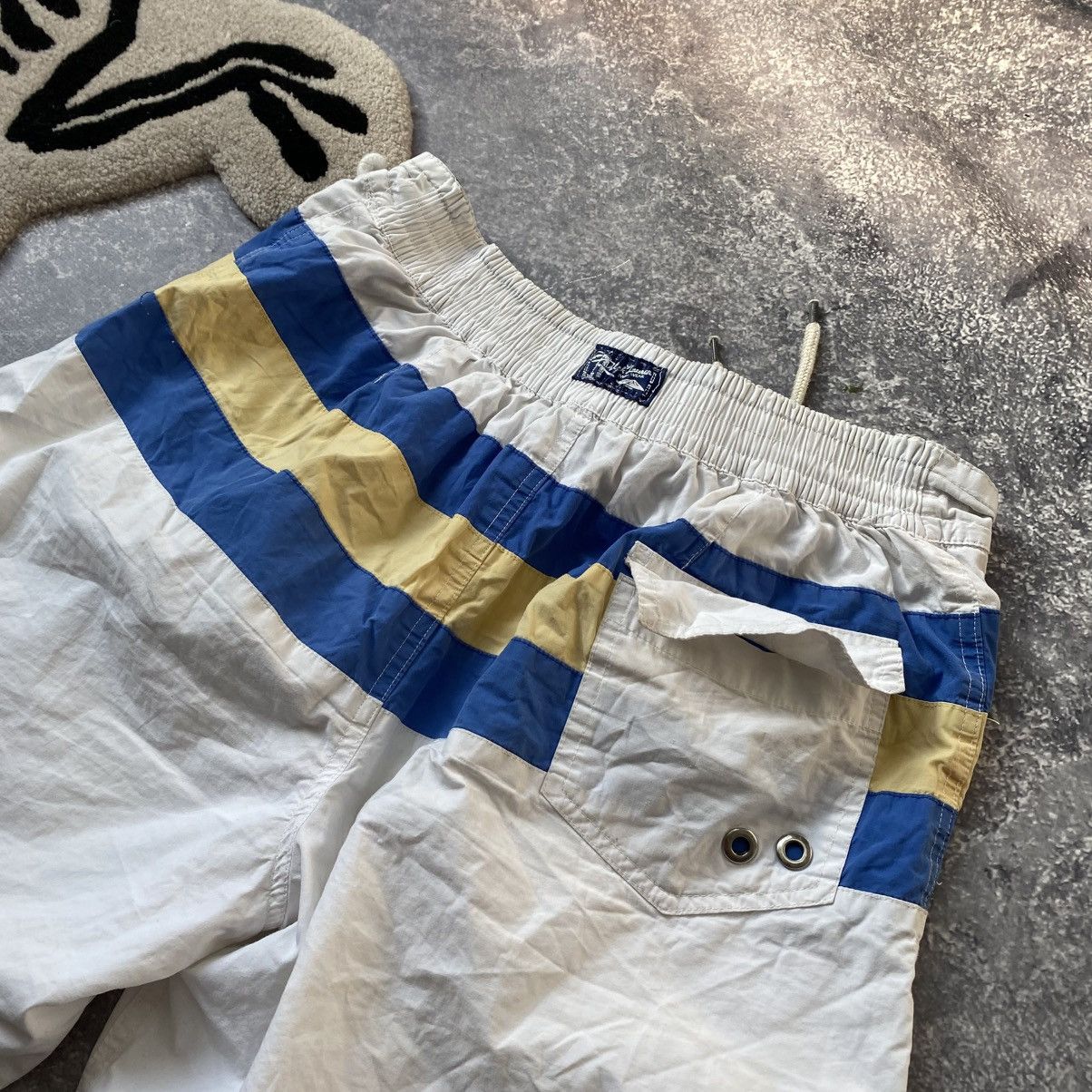 Vintage Vintage Polo Ralph Lauren Nylon big pony y2k shorts Size US 34 / EU 50 - 8 Thumbnail