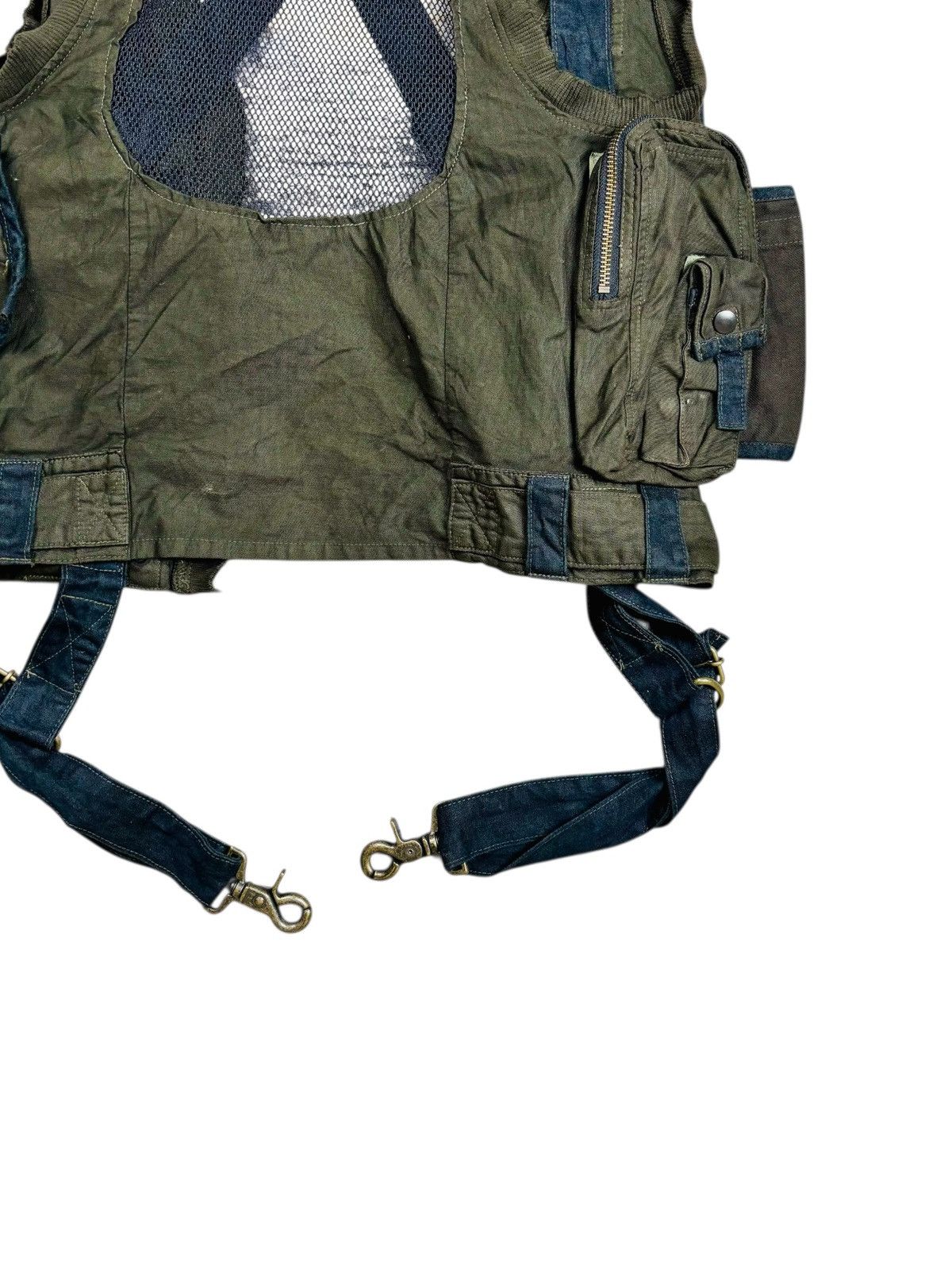Le Grande Bleu (L.G.B.) Archive Veronica "Under Control" Cargo Vest Jacket Size US M / EU 48-50 / 2 - 5 Thumbnail