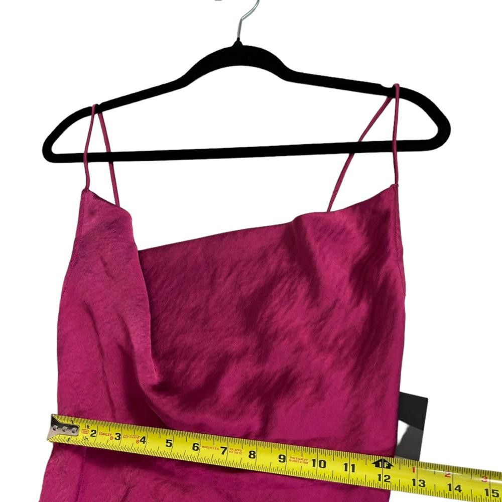 Lioness Lioness l NWT Walk The Line Satin Magenta Midi Dress Small Size S / US 4 / IT 40 - 9 Thumbnail