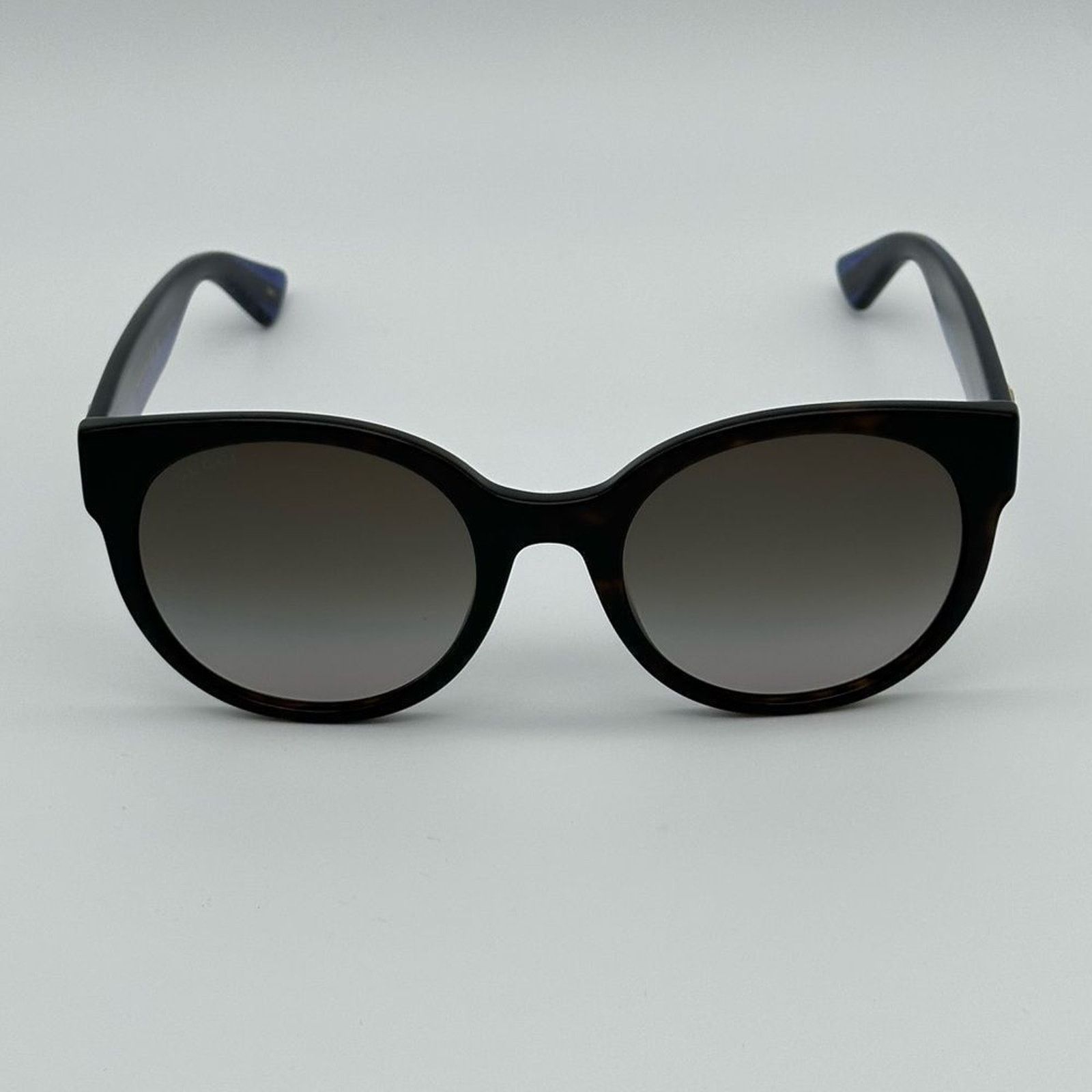 Gucci NEW GUCCI GG0035SN 004 Havana/Blue/Brown Women Sunglasses Size ONE SIZE - 8 Thumbnail