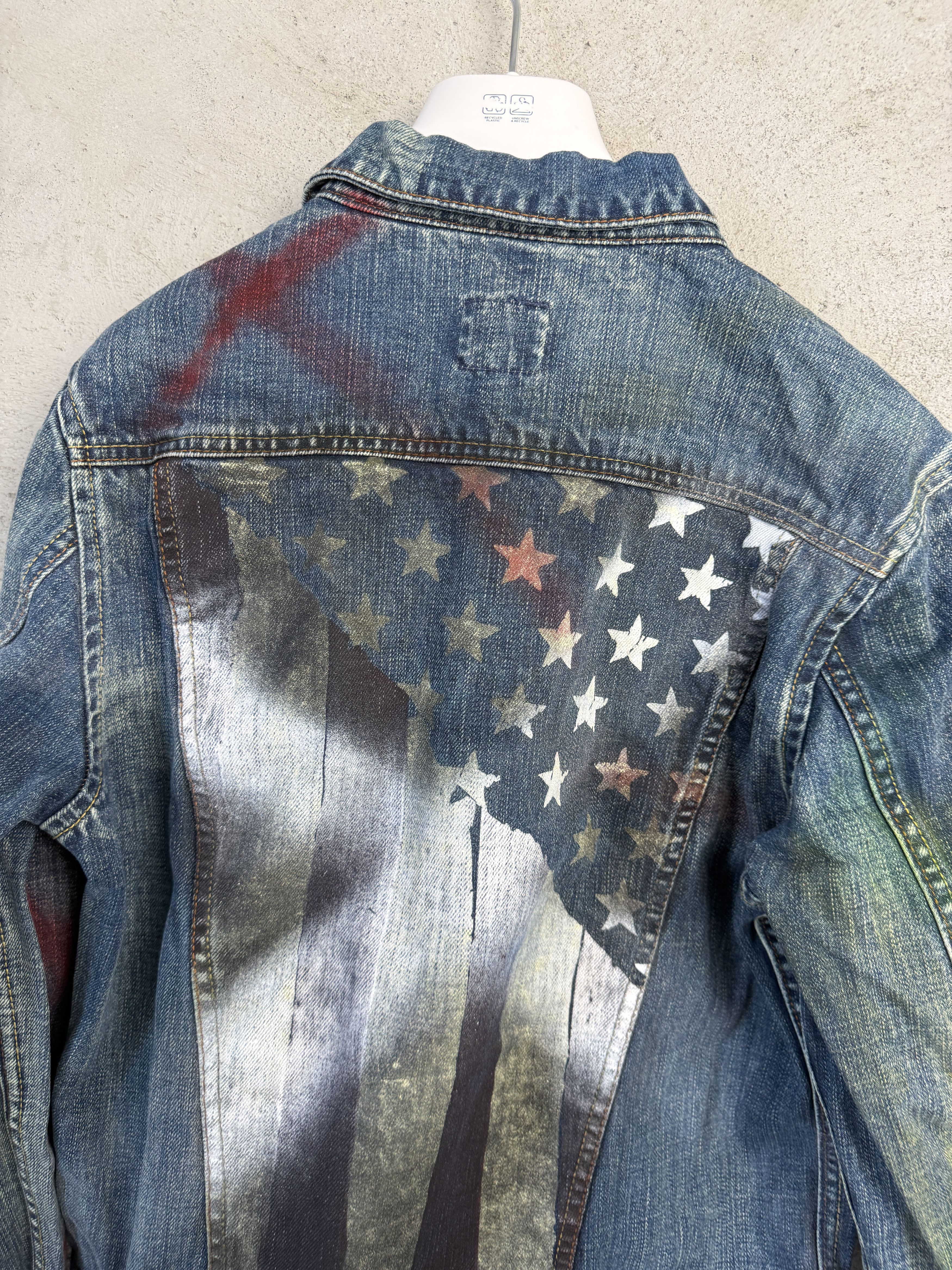 Emmett Emmett Jean denim jacket y2k 00s jeans avant garde Size M / US 6-8 / IT 42-44 - 7 Thumbnail