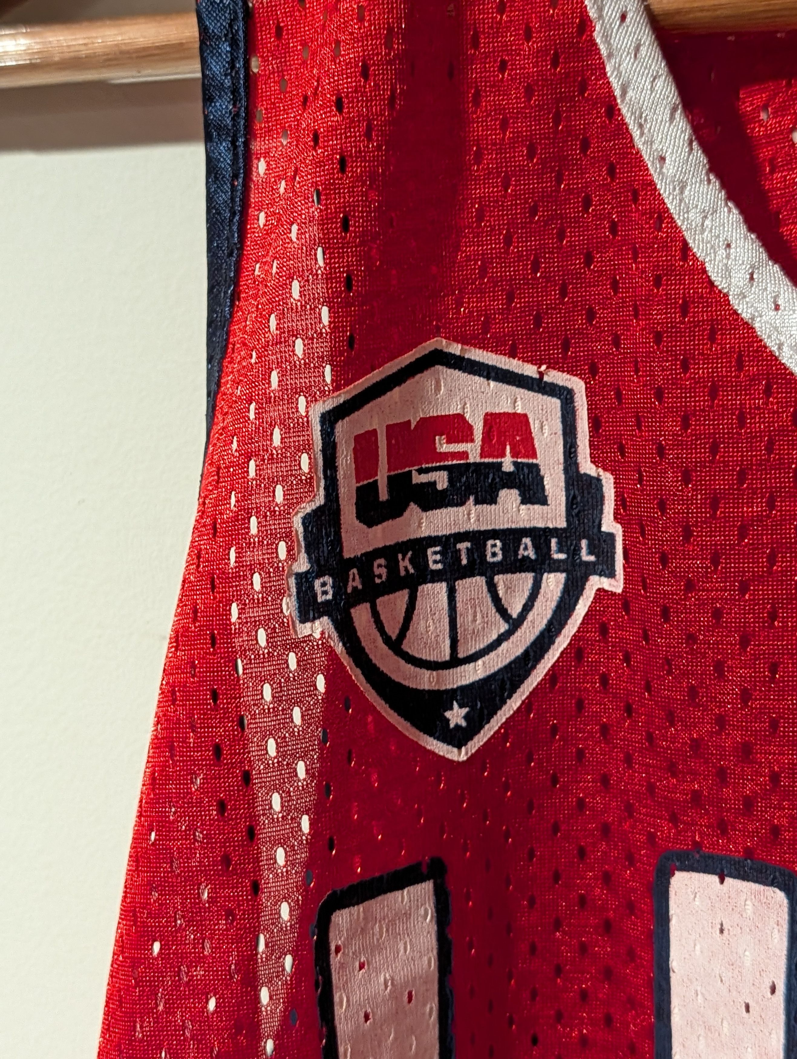 NBA Vintage Team USA Basketball Jayson Tatum Red Medium Jersey Size US M / EU 48-50 / 2 - 4 Thumbnail