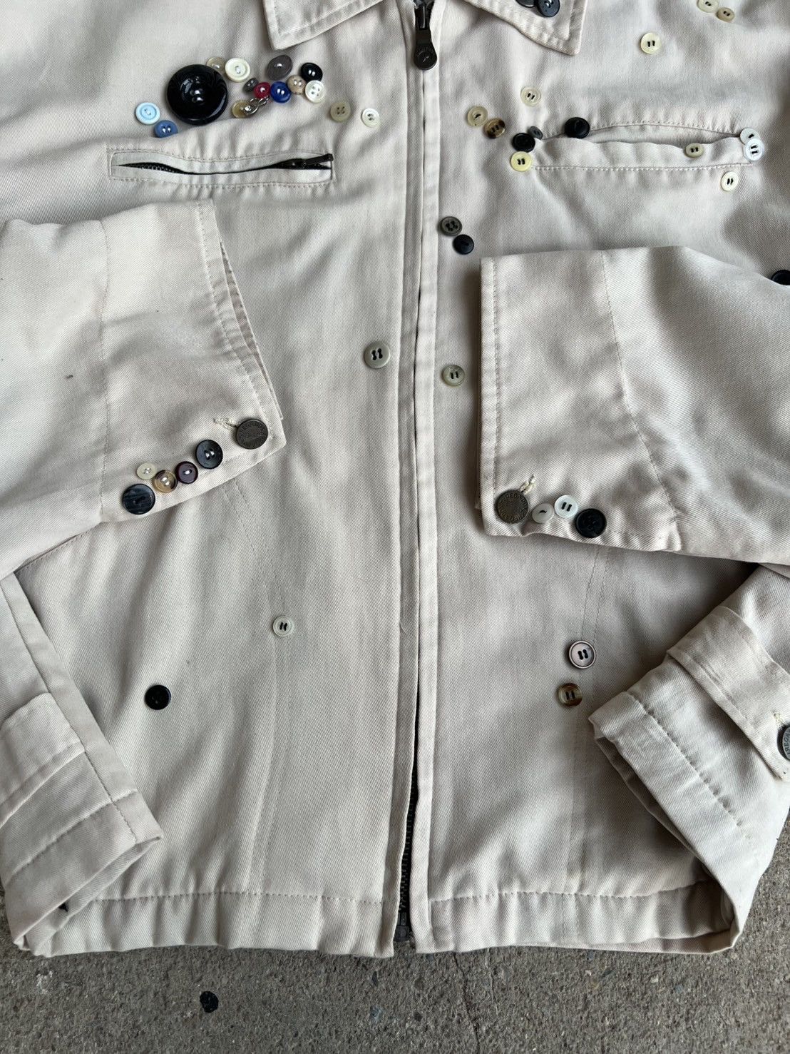 Handmade Vintage Multiple buttons Jacket Size US M / EU 48-50 / 2 - 5 Thumbnail