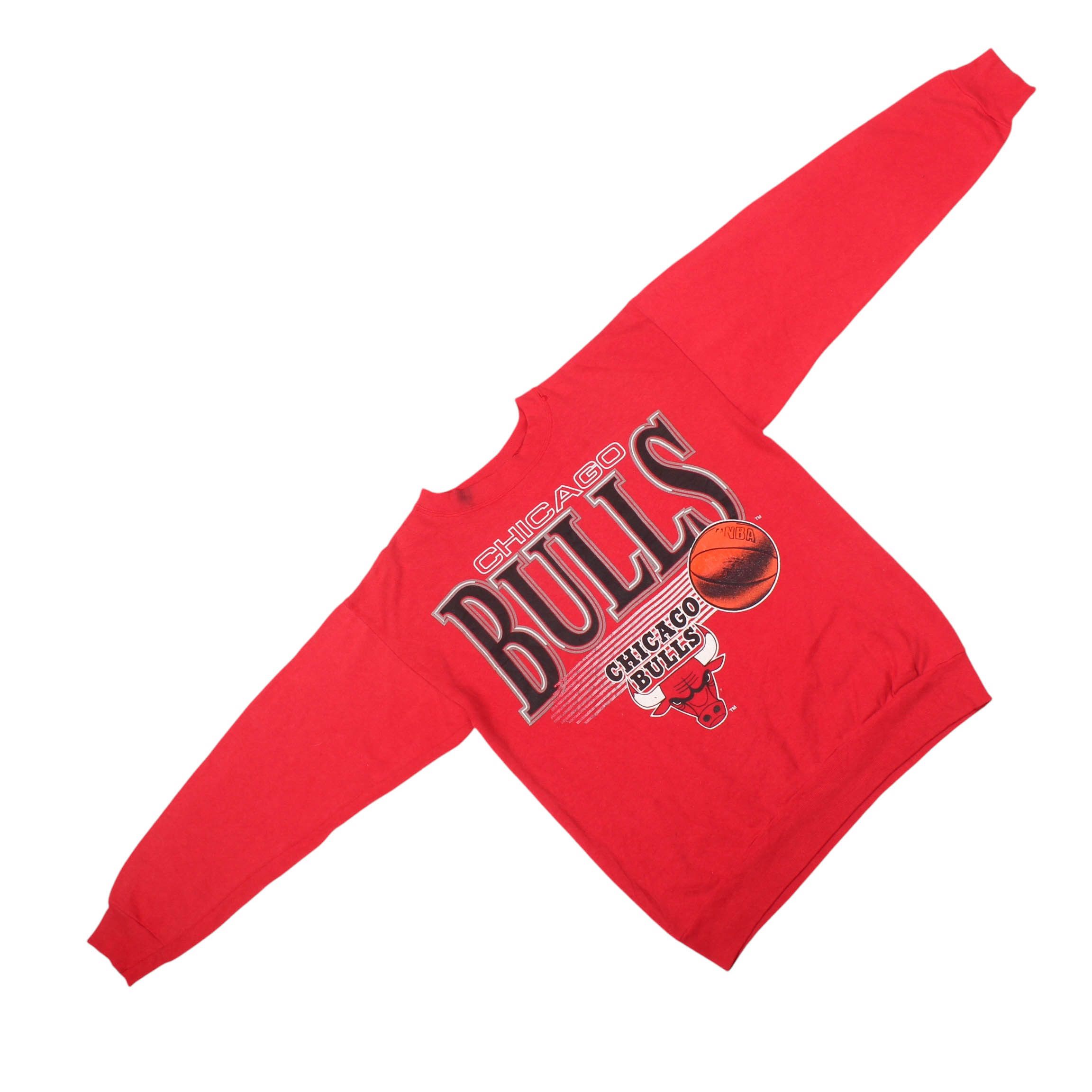 NBA Chicago Bulls Sweatshirt Red 90s NBA Basketball Size US L / EU 52-54 / 3 - 2 Thumbnail