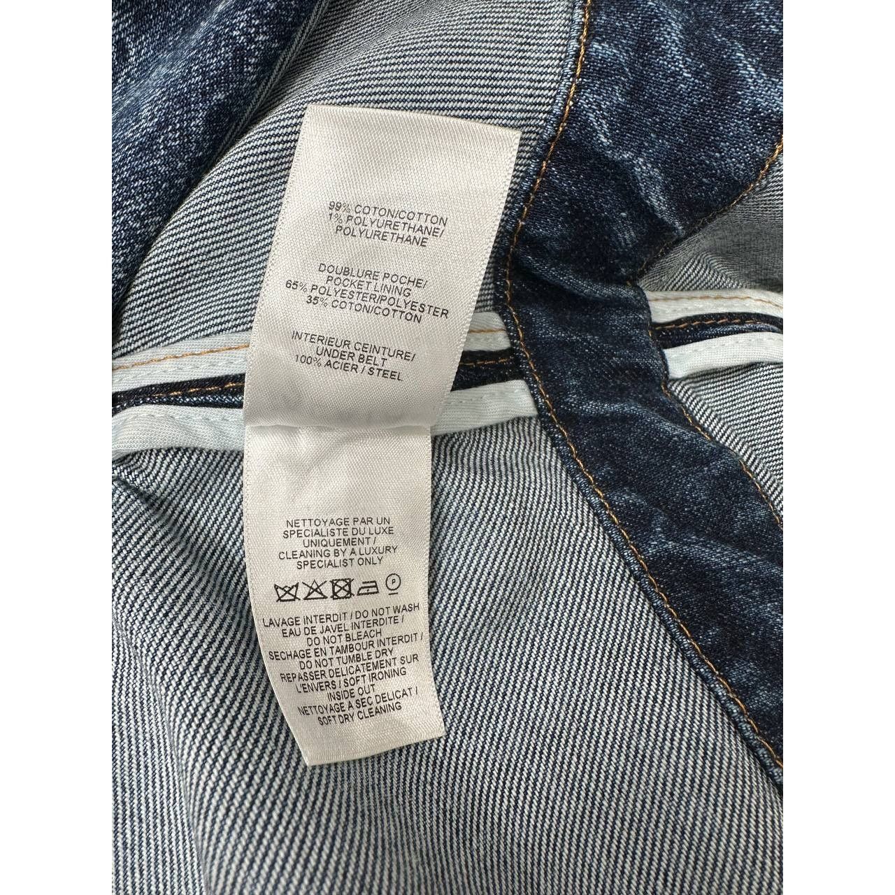 Alaia Alaïa Blue Faded Denim Asymmetric Trench Coat Sz 42 Size M / US 6-8 / IT 42-44 - 6 Thumbnail