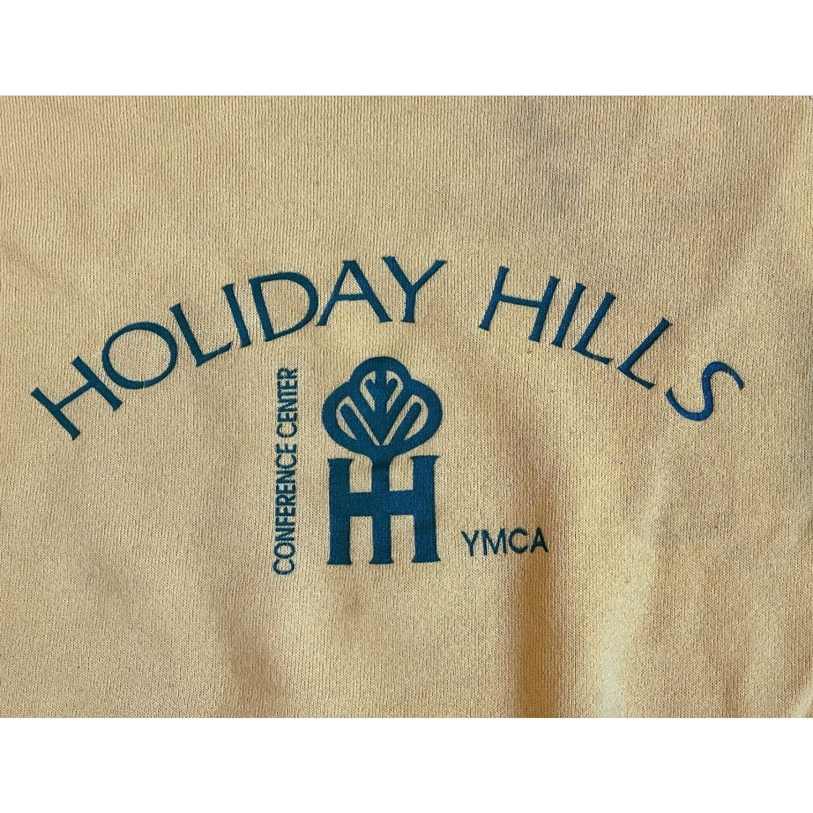 Velva Sheen VINTAGE Velva Sheen Holiday Hills YMCA Sweatshirt Raglan Men’s Large Yellow Cardigan? Size US L / EU 52-54 / 3 - 3 Thumbnail