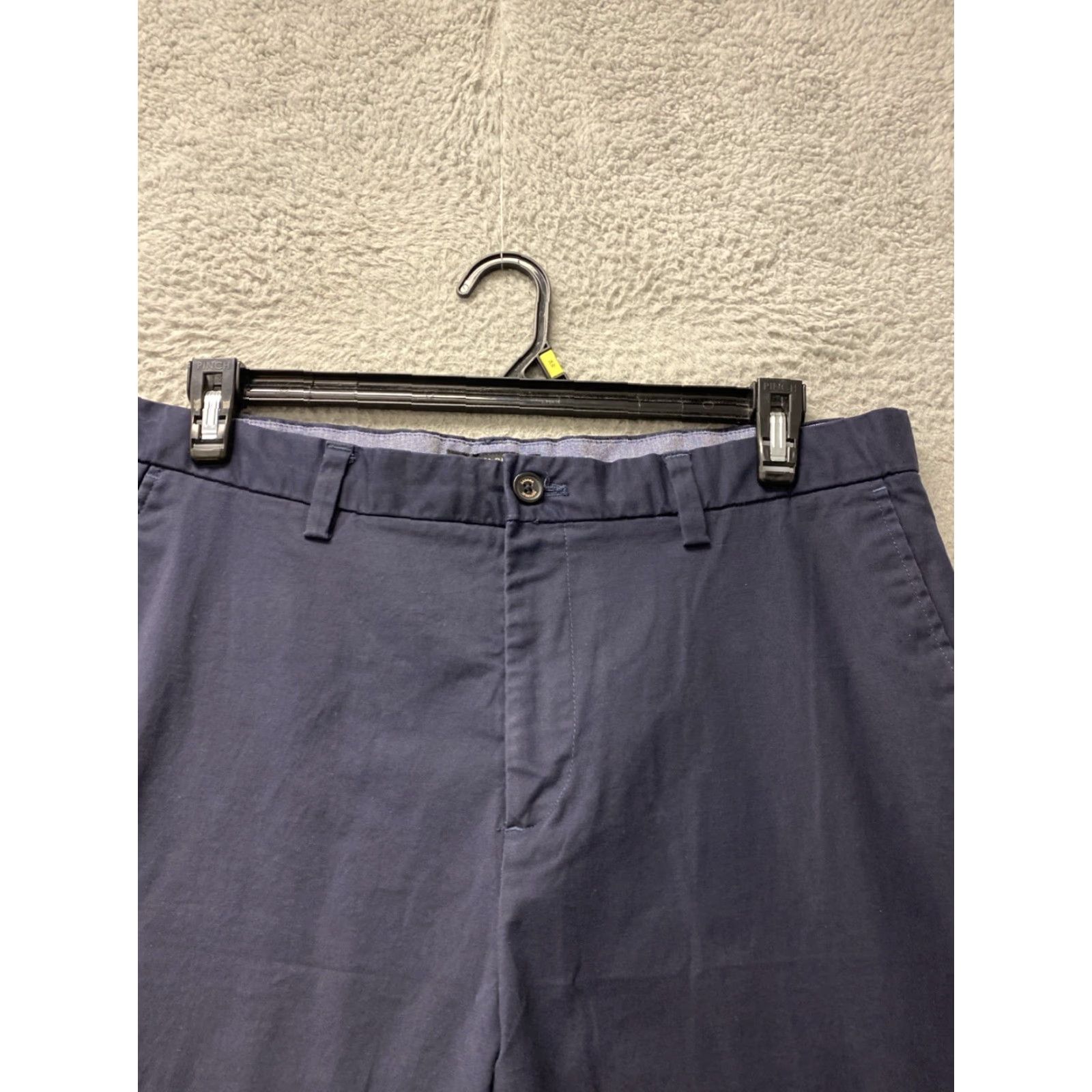 Banana Republic Banana Republic Chino Pants Men’s 36x32 Navy Dress Pants Slim Flat Front 32 in Inseam Men's Pants Size US 36 / EU 52 - 2 Thumbnail