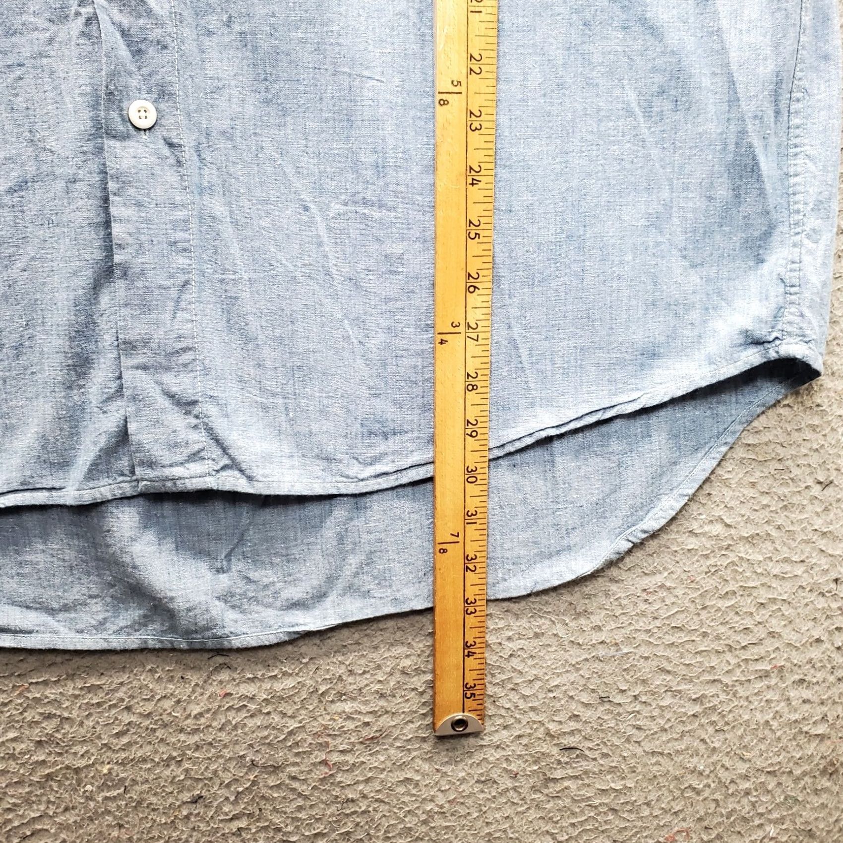 Alexander Julian Alexander Julian Button-Down Shirt Mens XL Blue Short Sleeve Collar Chest Pocket Size US XL / EU 56 / 4 - 4 Thumbnail